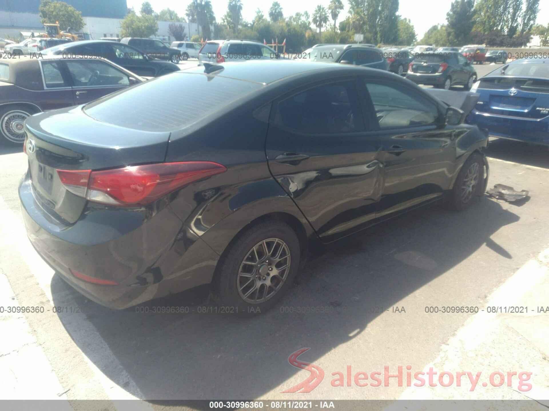 5NPDH4AEXGH759733 2016 HYUNDAI ELANTRA