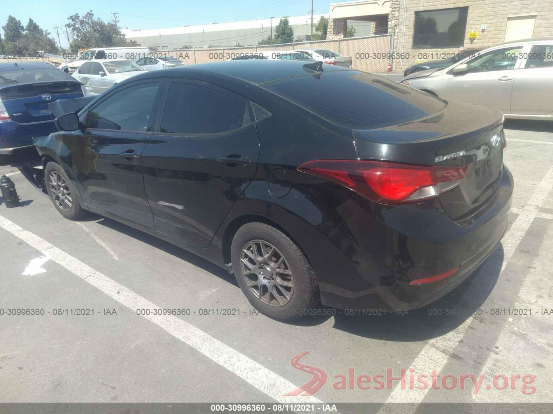 5NPDH4AEXGH759733 2016 HYUNDAI ELANTRA