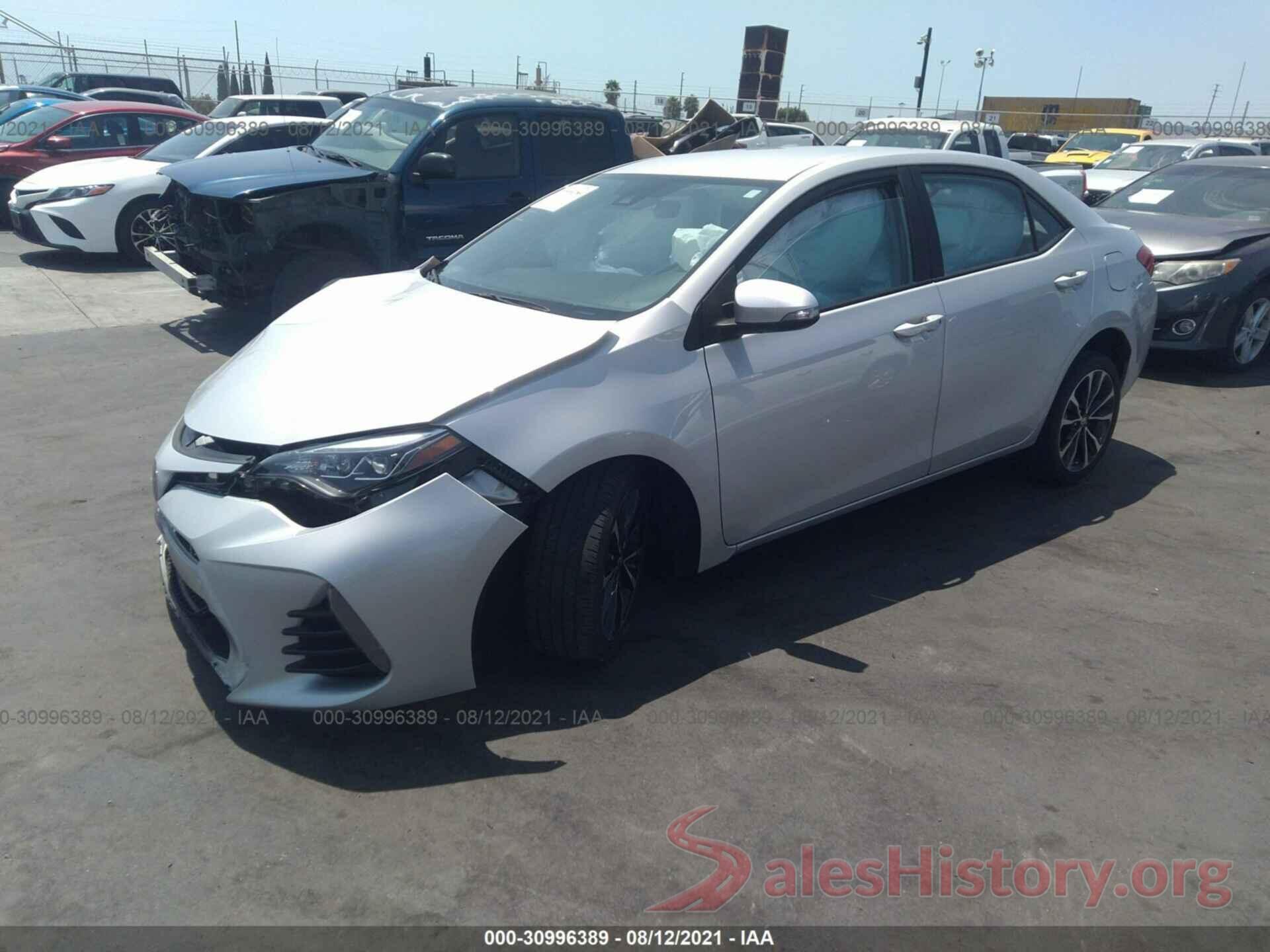 2T1BURHE3KC128615 2019 TOYOTA COROLLA