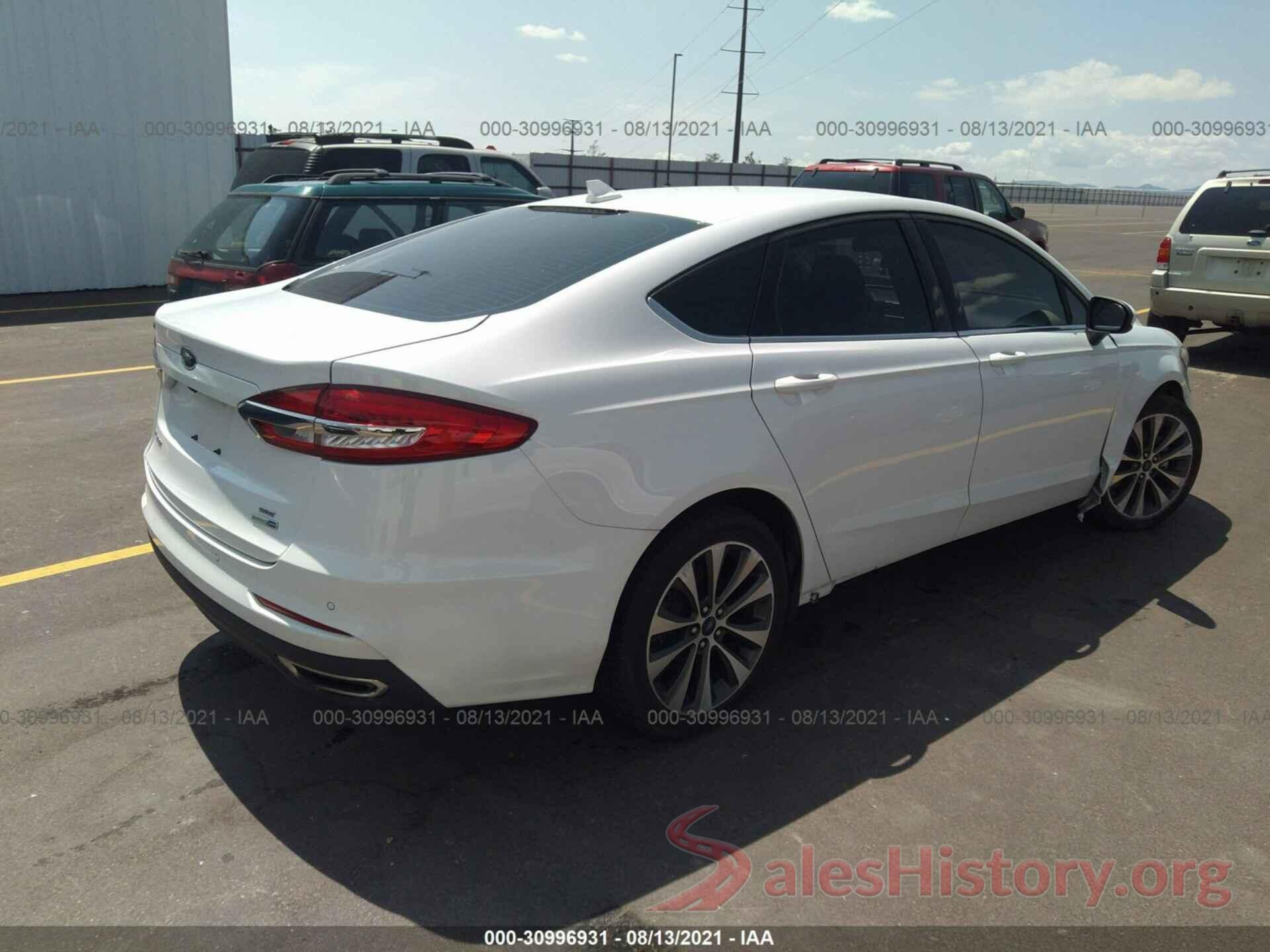 3FA6P0T97KR224312 2019 FORD FUSION