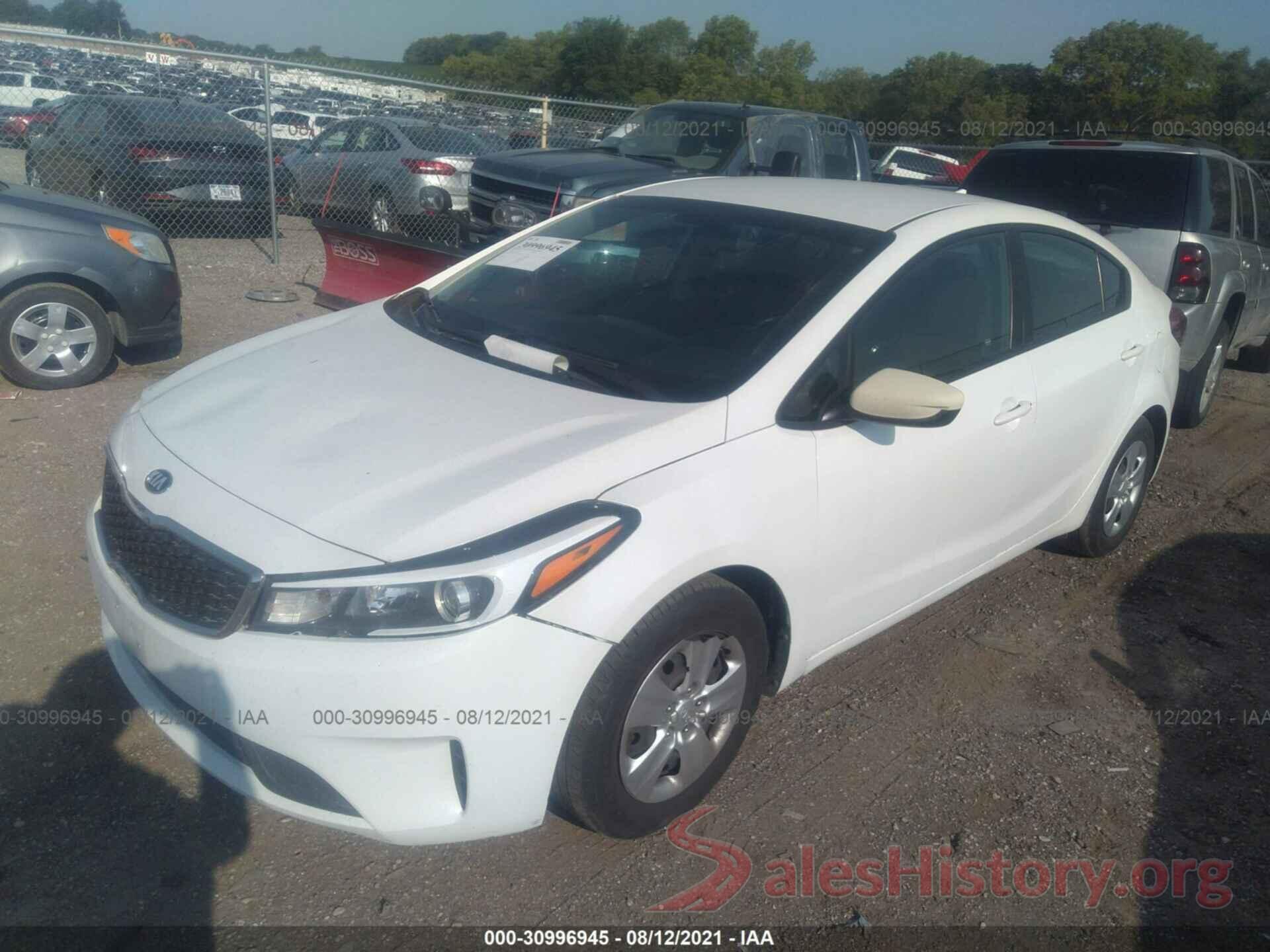 3KPFL4A76JE164365 2018 KIA FORTE