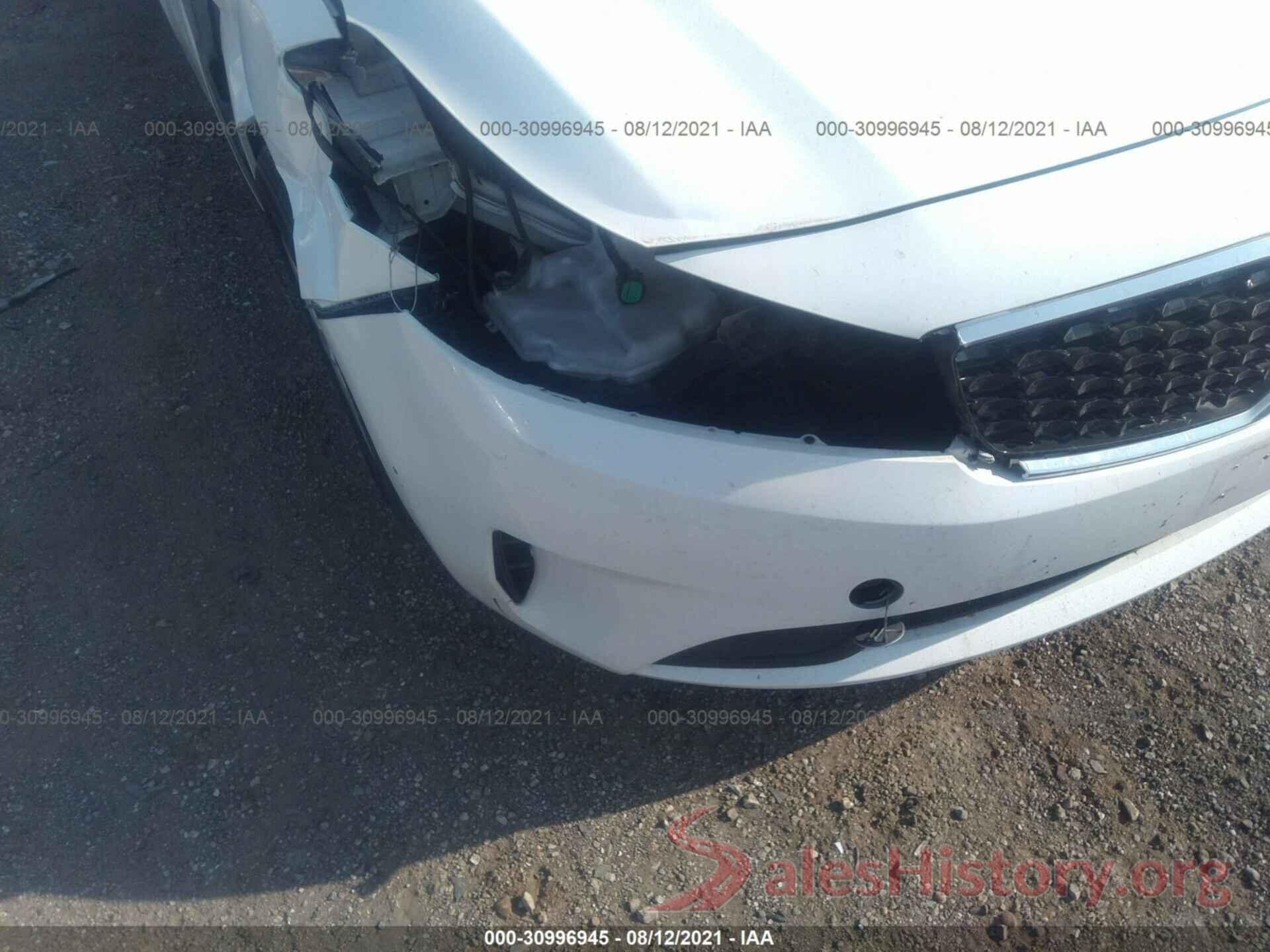 3KPFL4A76JE164365 2018 KIA FORTE