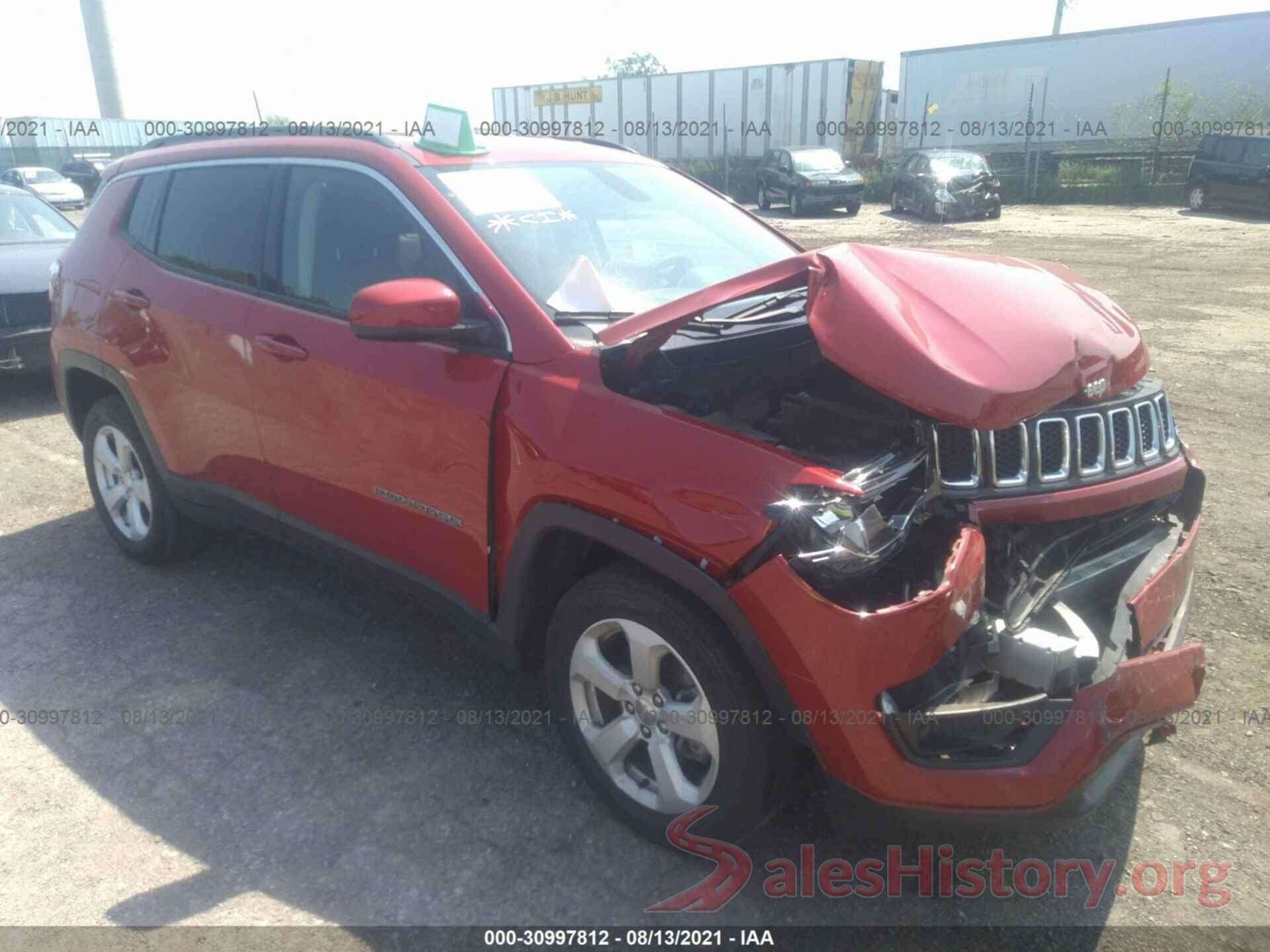 3C4NJDBB0KT801204 2019 JEEP COMPASS