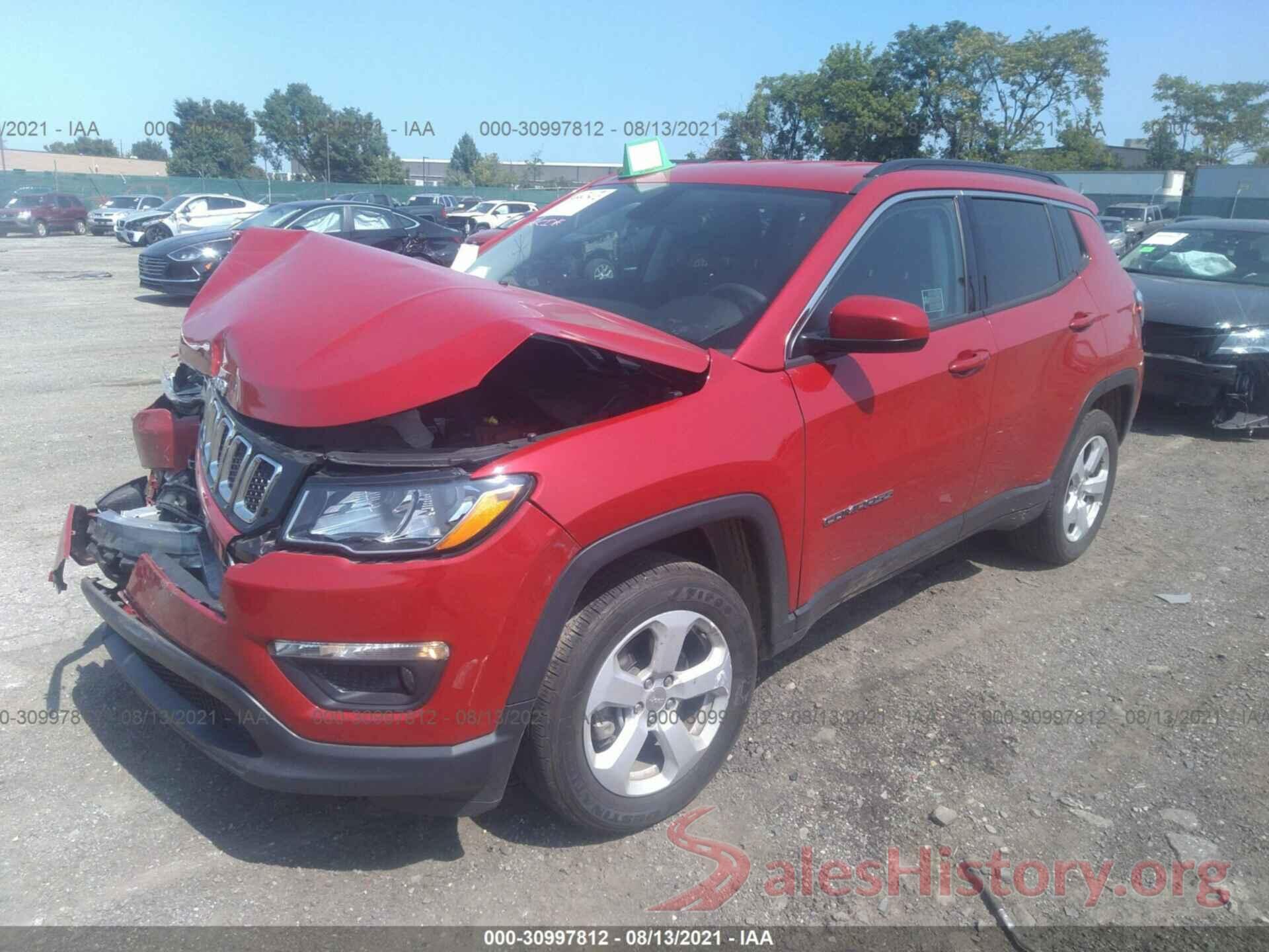 3C4NJDBB0KT801204 2019 JEEP COMPASS