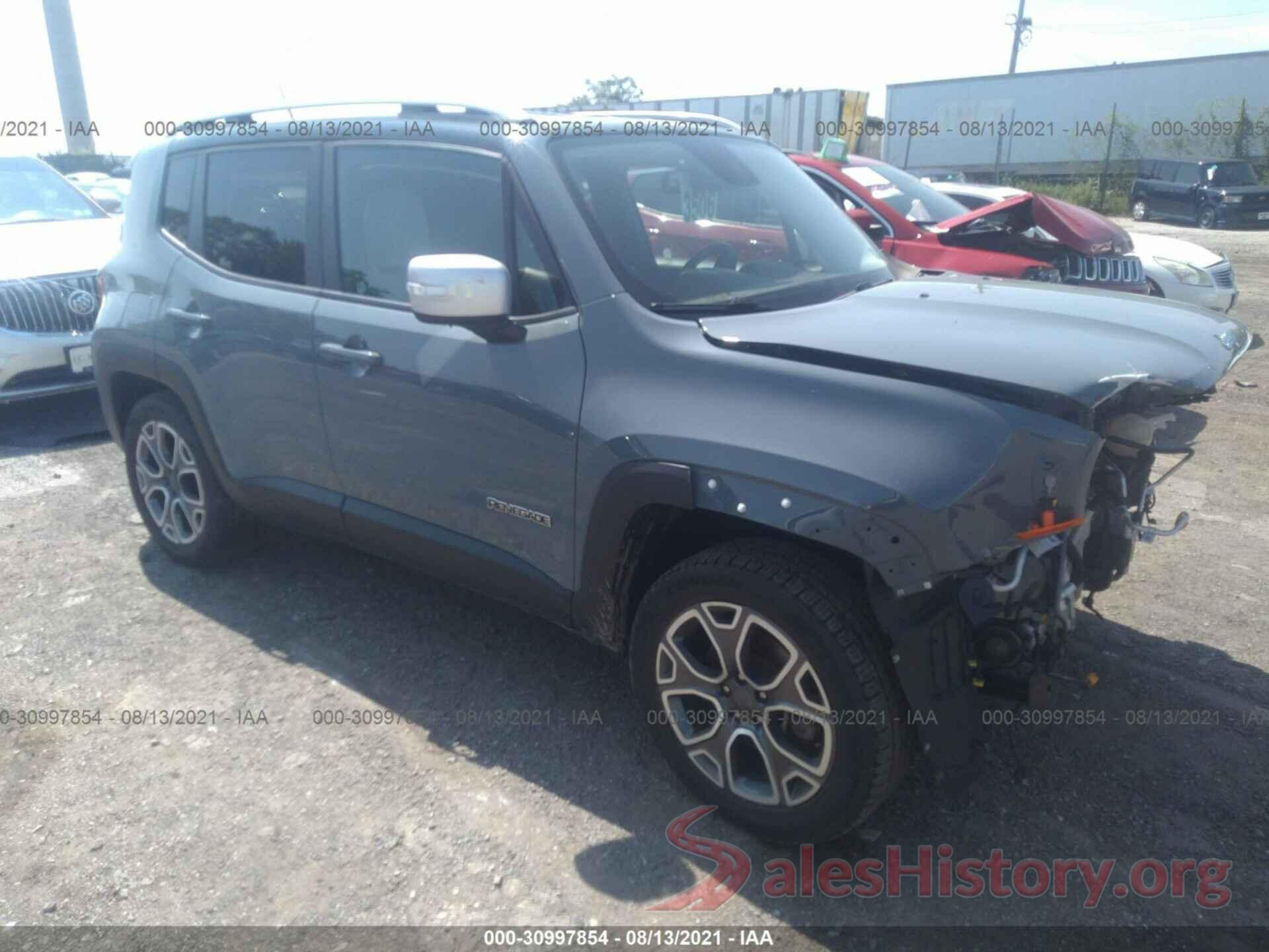 ZACCJBDB1HPF70872 2017 JEEP RENEGADE