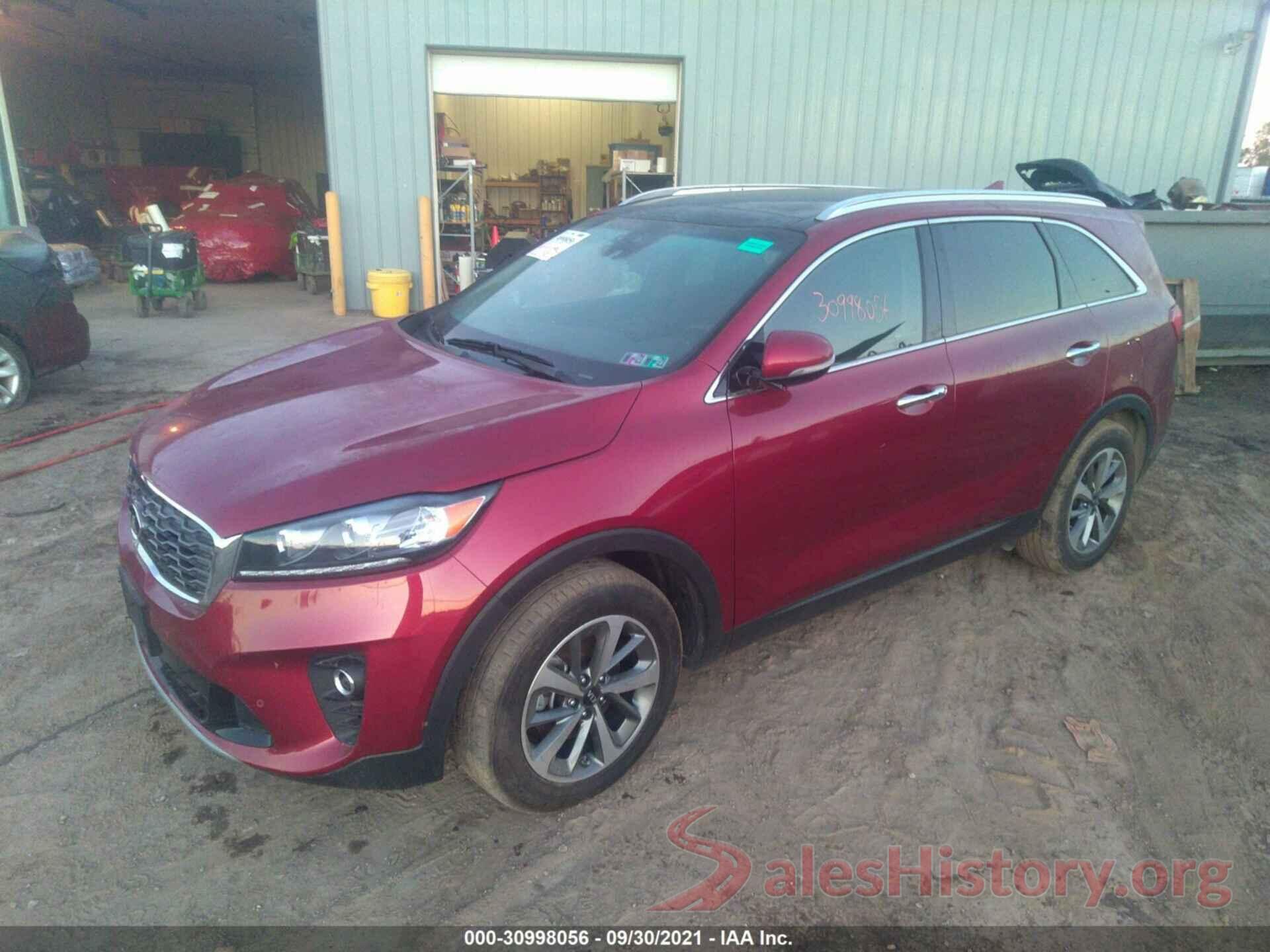 5XYPH4A51KG472200 2019 KIA SORENTO