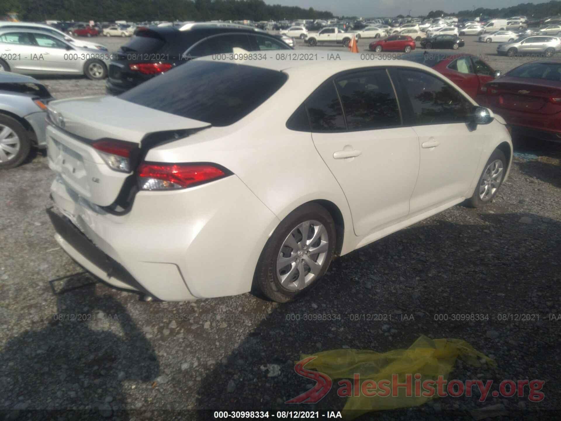 JTDEPMAE6MJ164078 2021 TOYOTA COROLLA