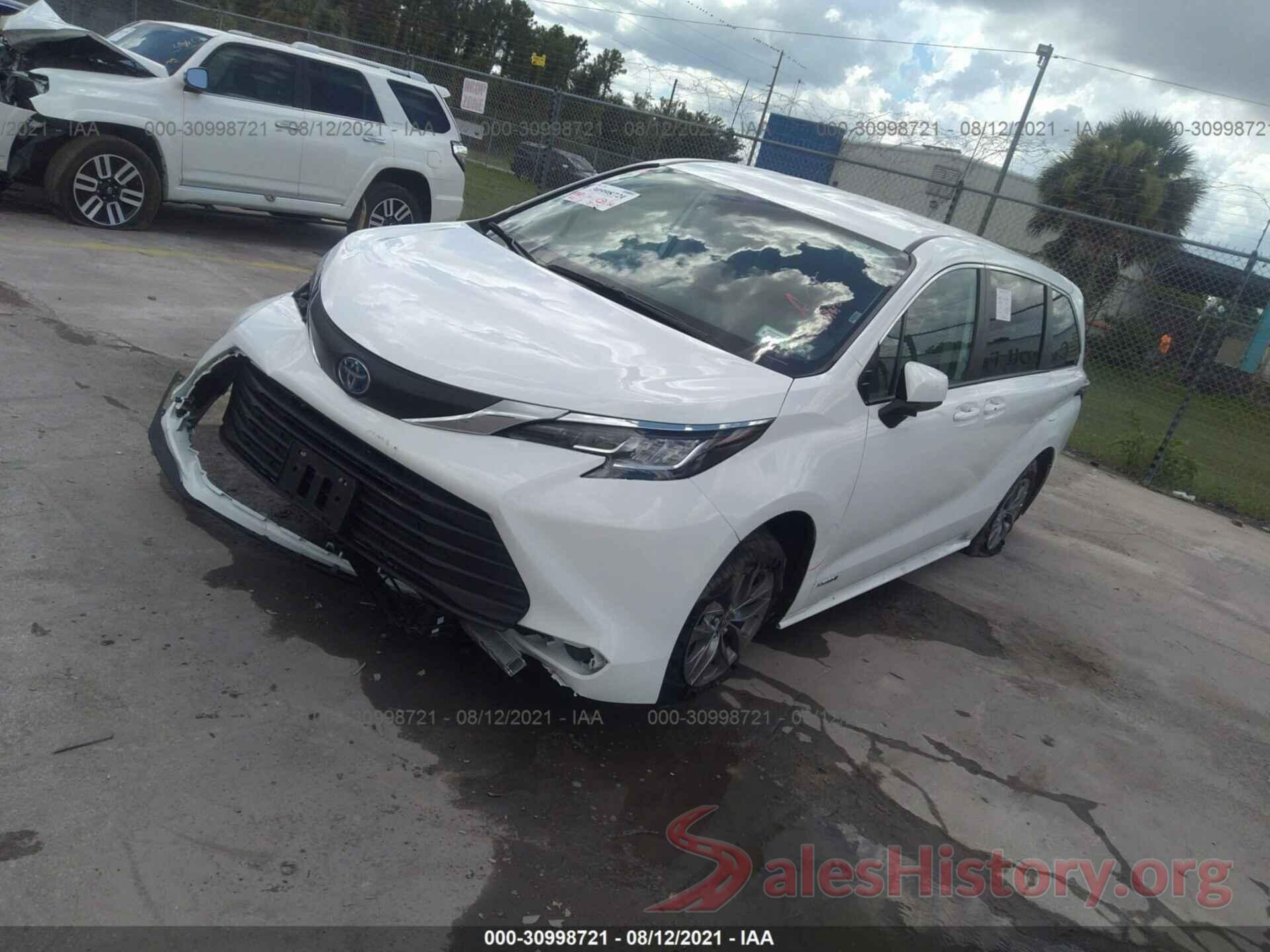 5TDKRKEC5MS042549 2021 TOYOTA SIENNA