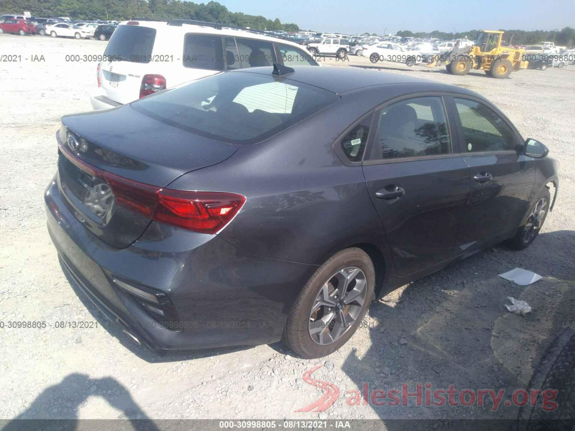 3KPF24AD6LE204147 2020 KIA FORTE