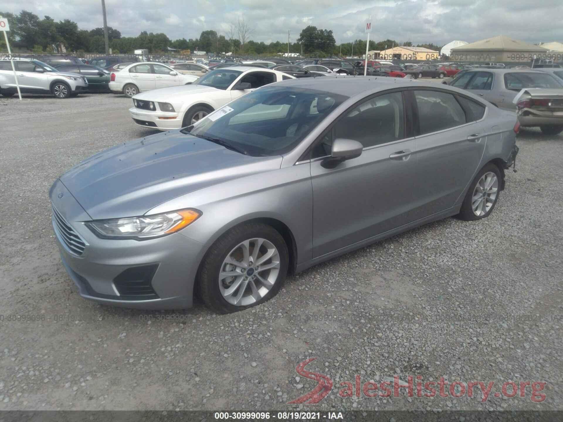 3FA6P0LU1LR214607 2020 FORD FUSION HYBRID