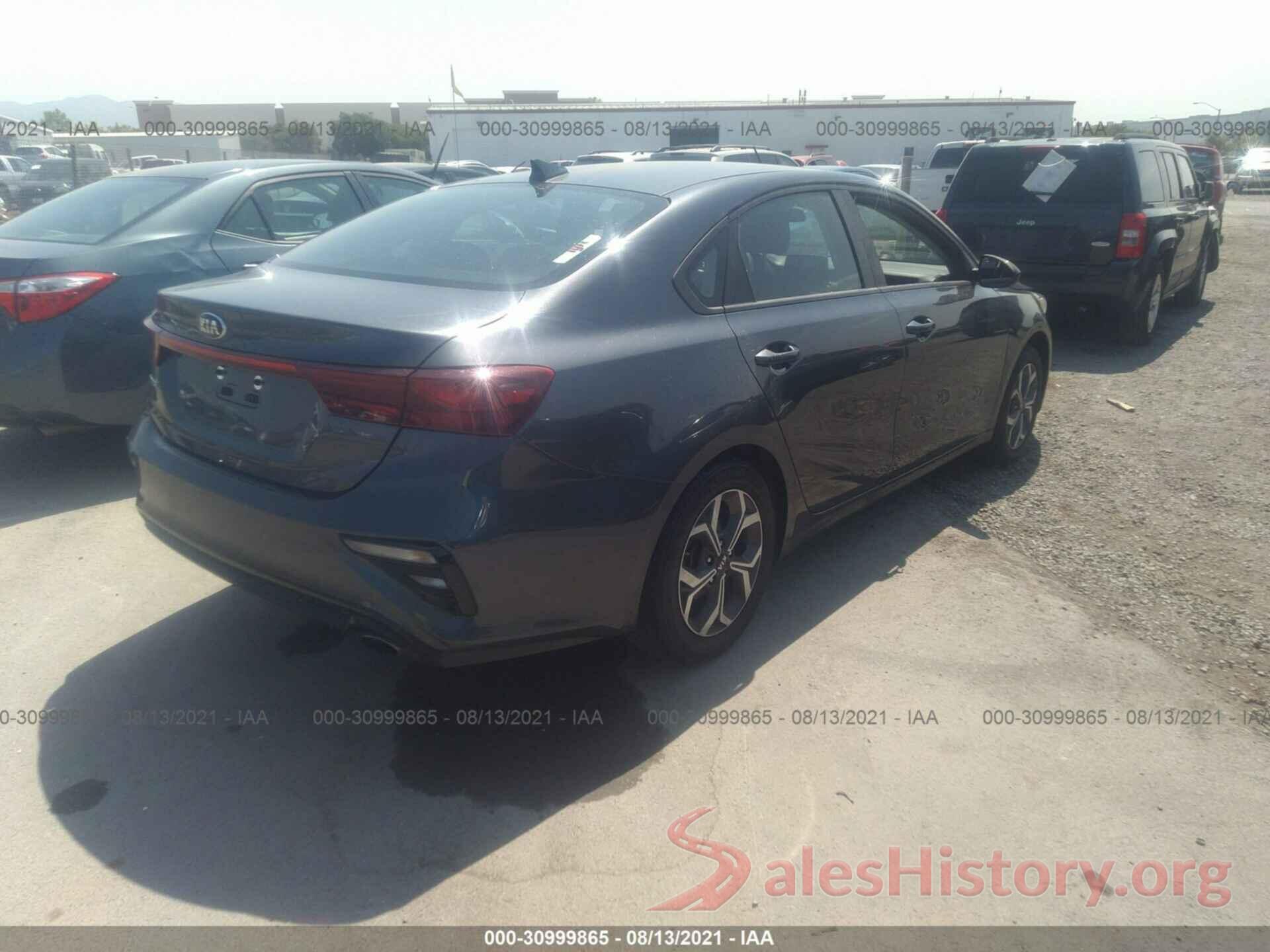 3KPF24AD0LE169671 2020 KIA FORTE