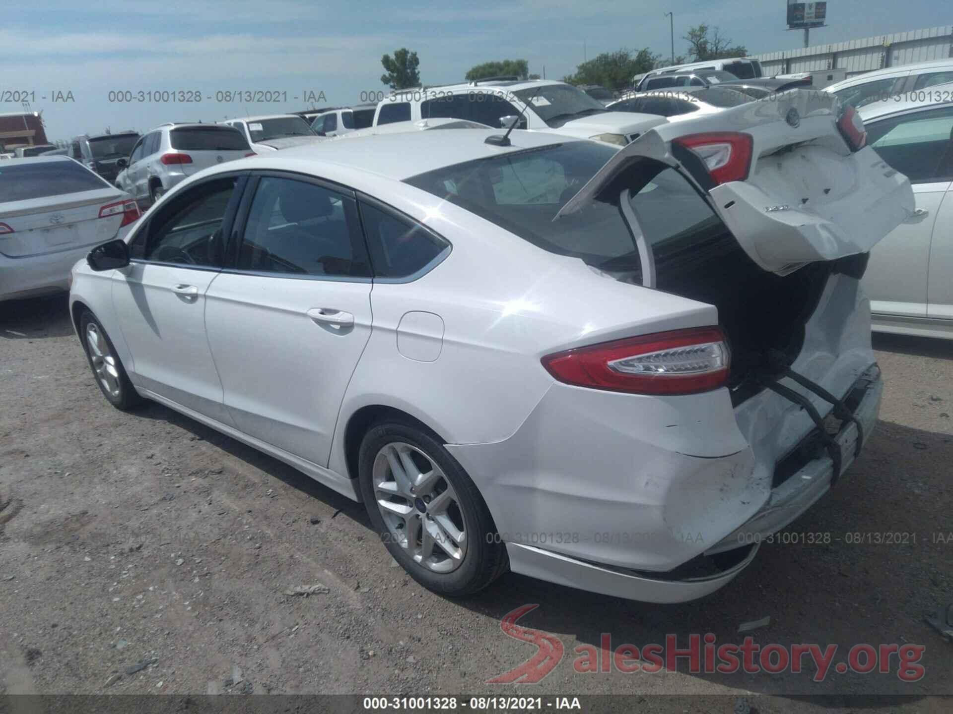 3FA6P0HD7GR216733 2016 FORD FUSION