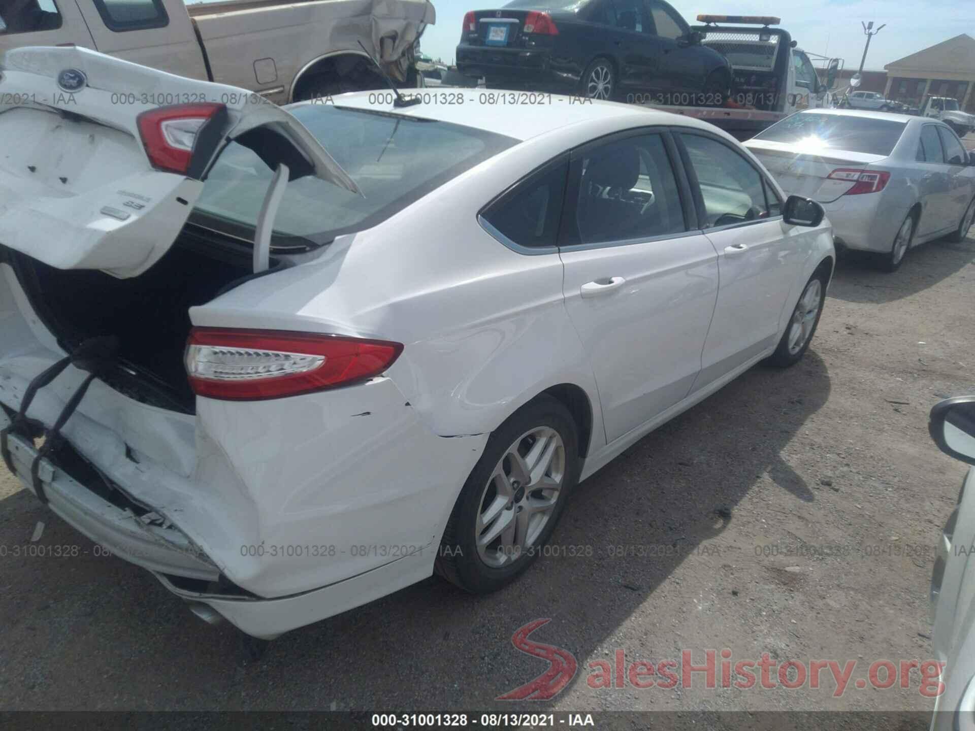 3FA6P0HD7GR216733 2016 FORD FUSION