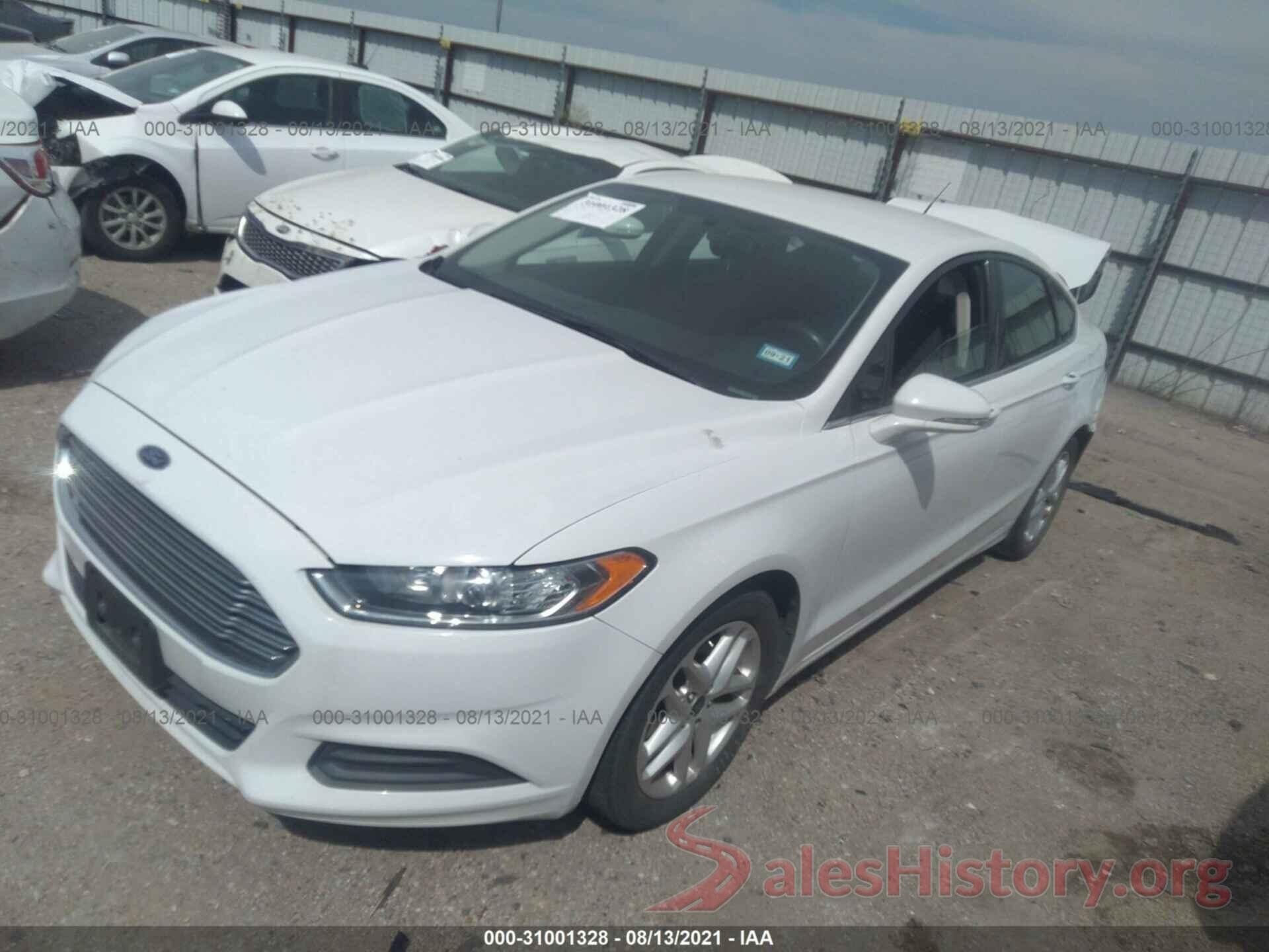 3FA6P0HD7GR216733 2016 FORD FUSION