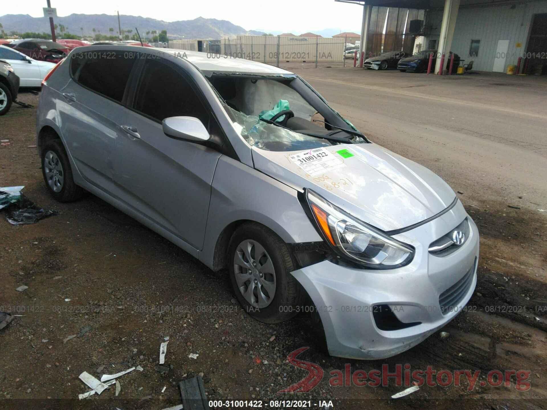 KMHCT5AE6HU325988 2017 HYUNDAI ACCENT