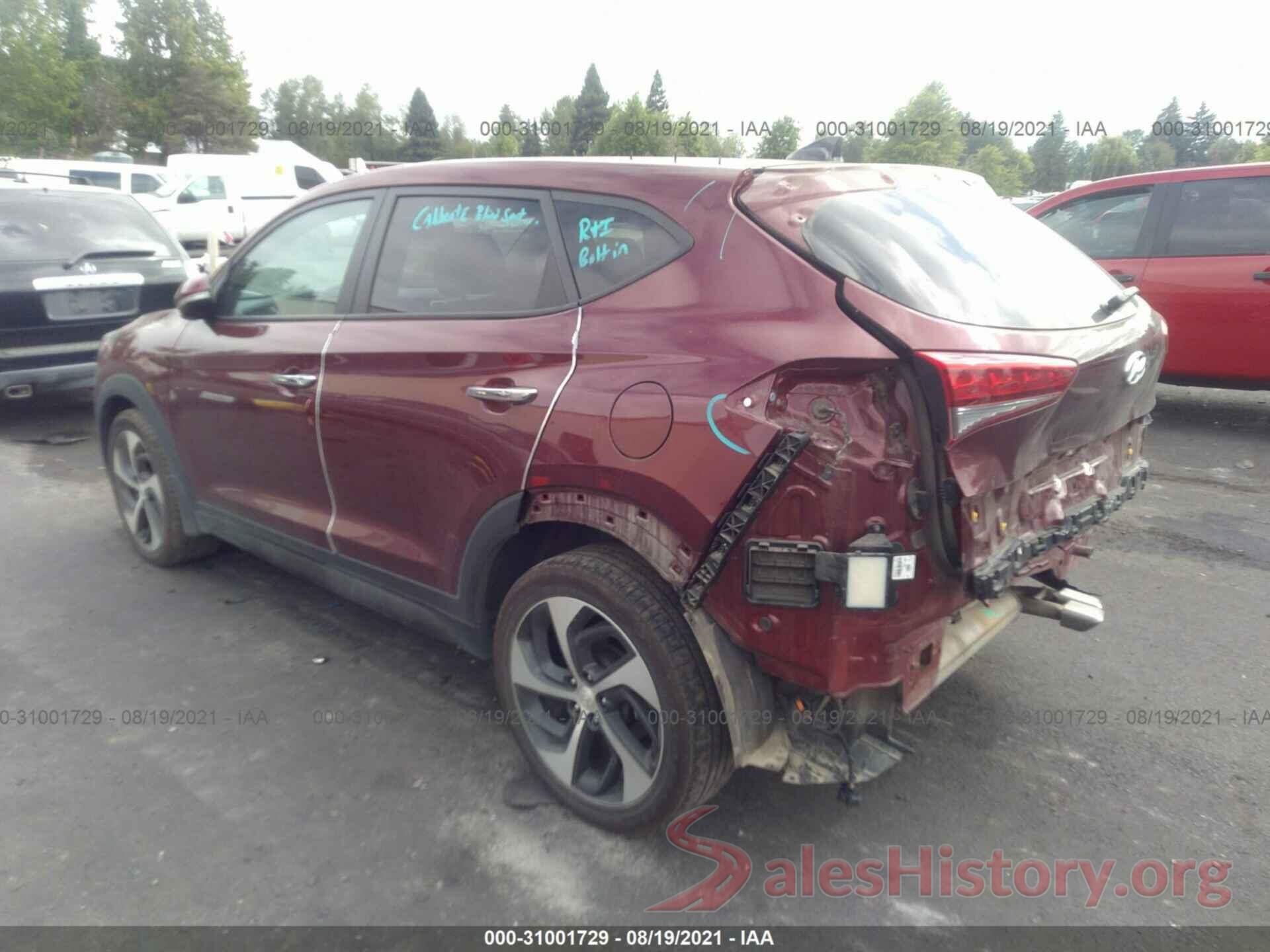 KM8J33A29GU085089 2016 HYUNDAI TUCSON