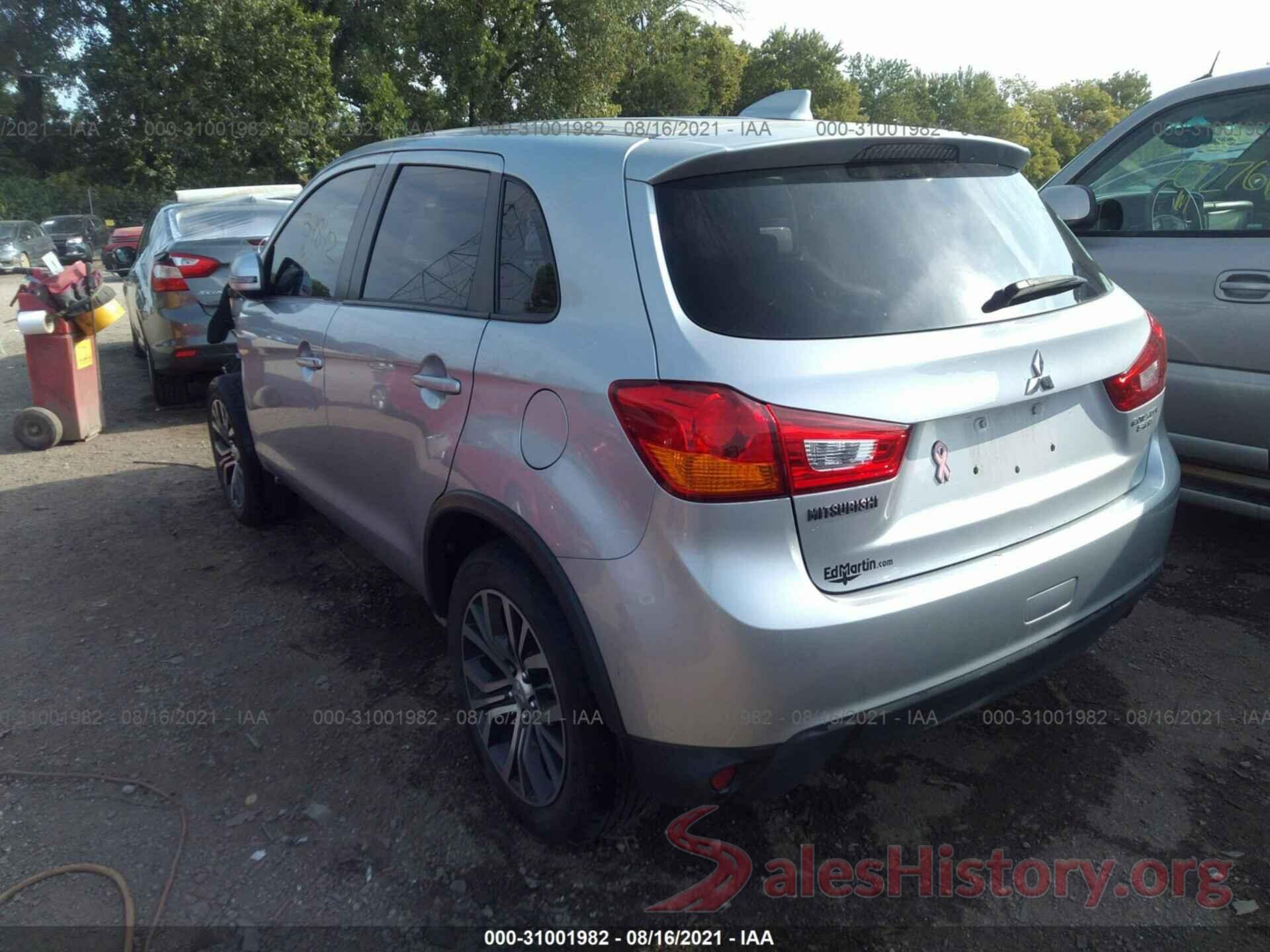 JA4AP3AU3HZ036804 2017 MITSUBISHI OUTLANDER SPORT