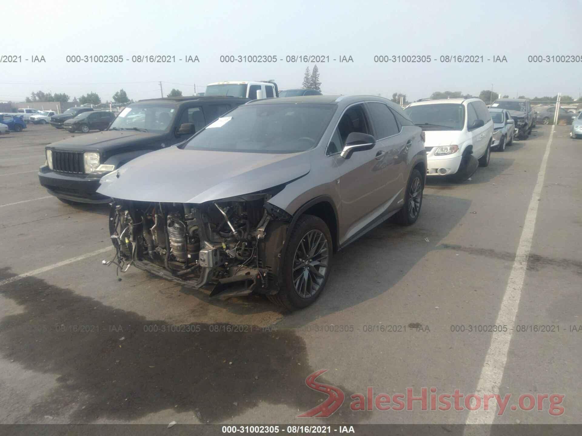 2T2BGMCAXJC020758 2018 LEXUS RX