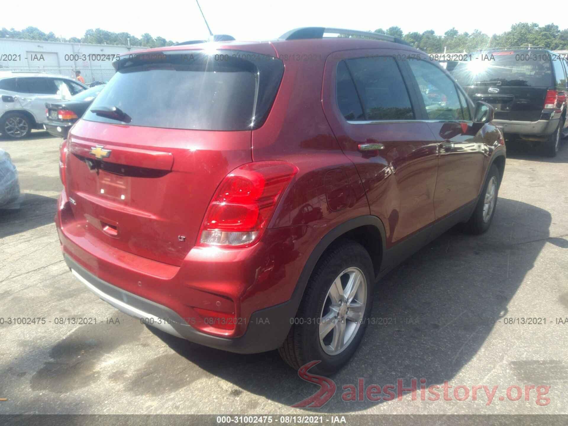 3GNCJLSB4KL154704 2019 CHEVROLET TRAX