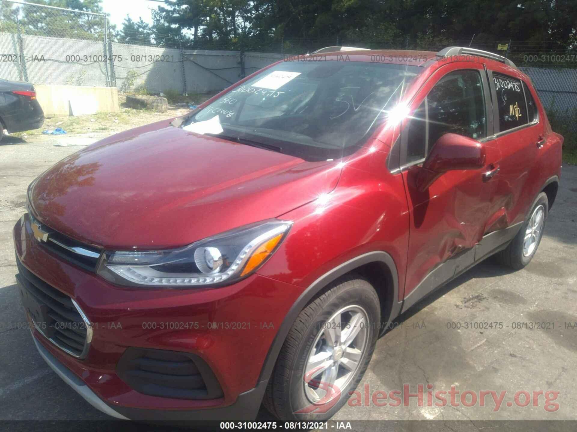 3GNCJLSB4KL154704 2019 CHEVROLET TRAX