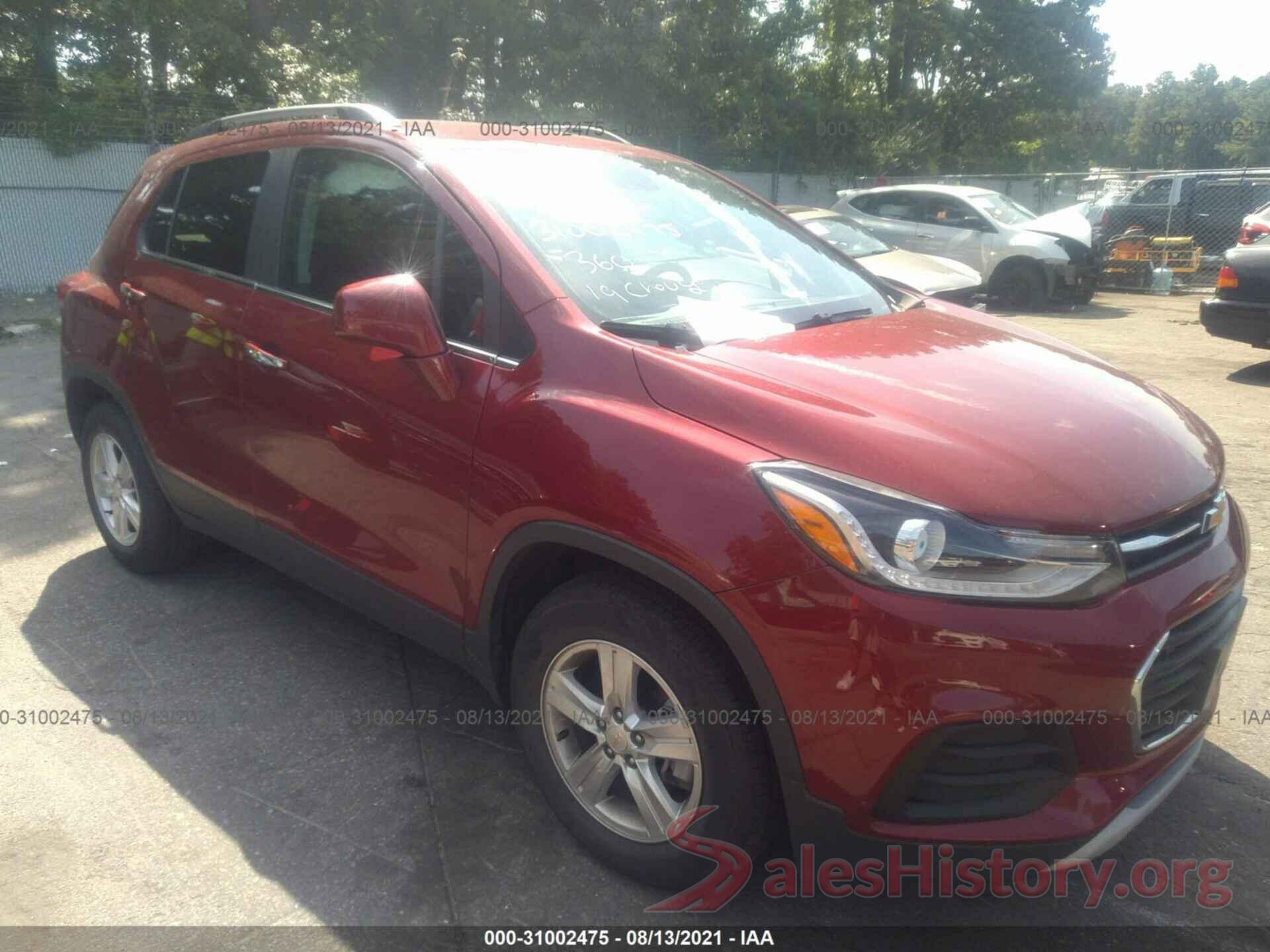 3GNCJLSB4KL154704 2019 CHEVROLET TRAX