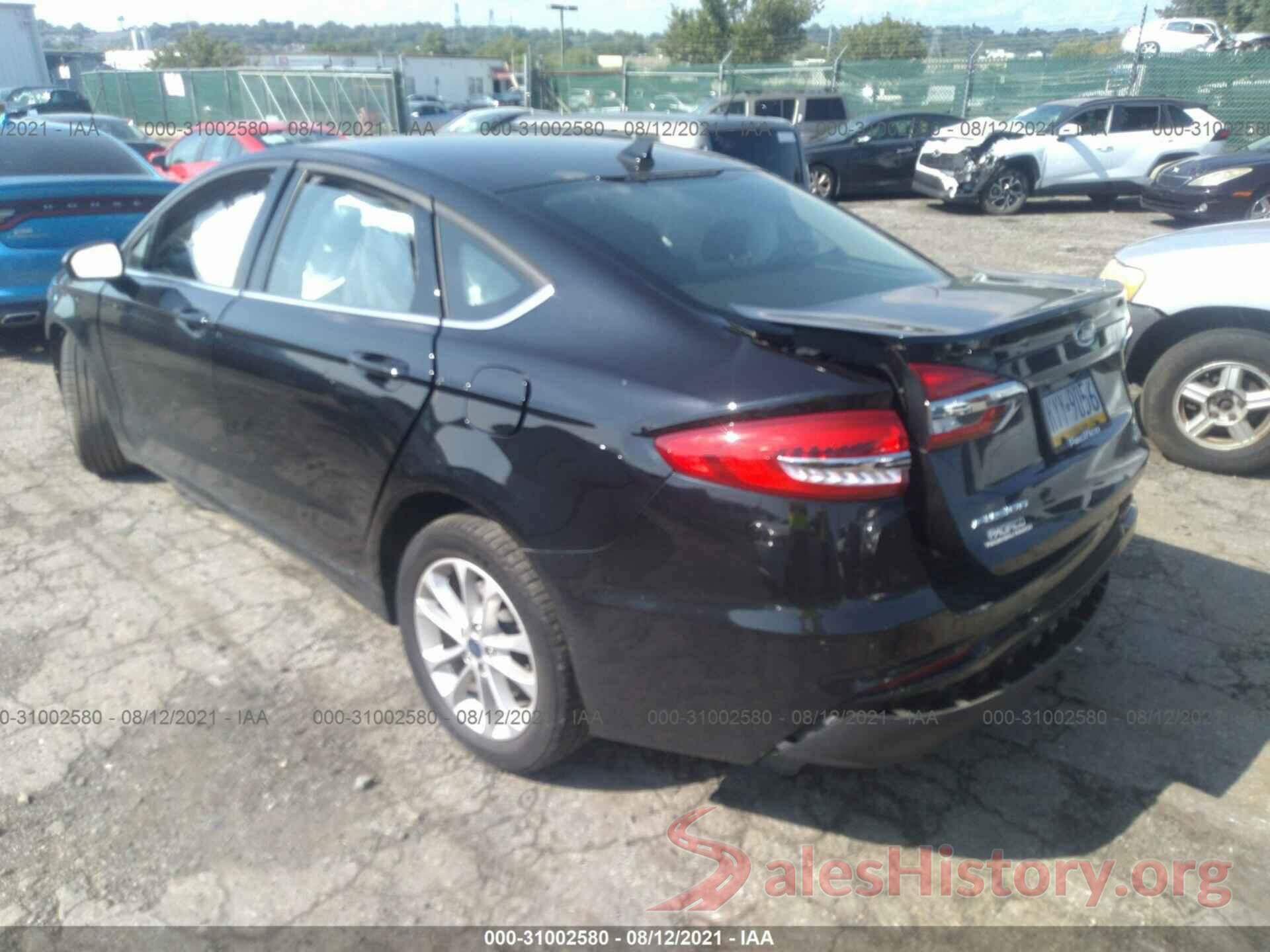 3FA6P0HD6LR119498 2020 FORD FUSION