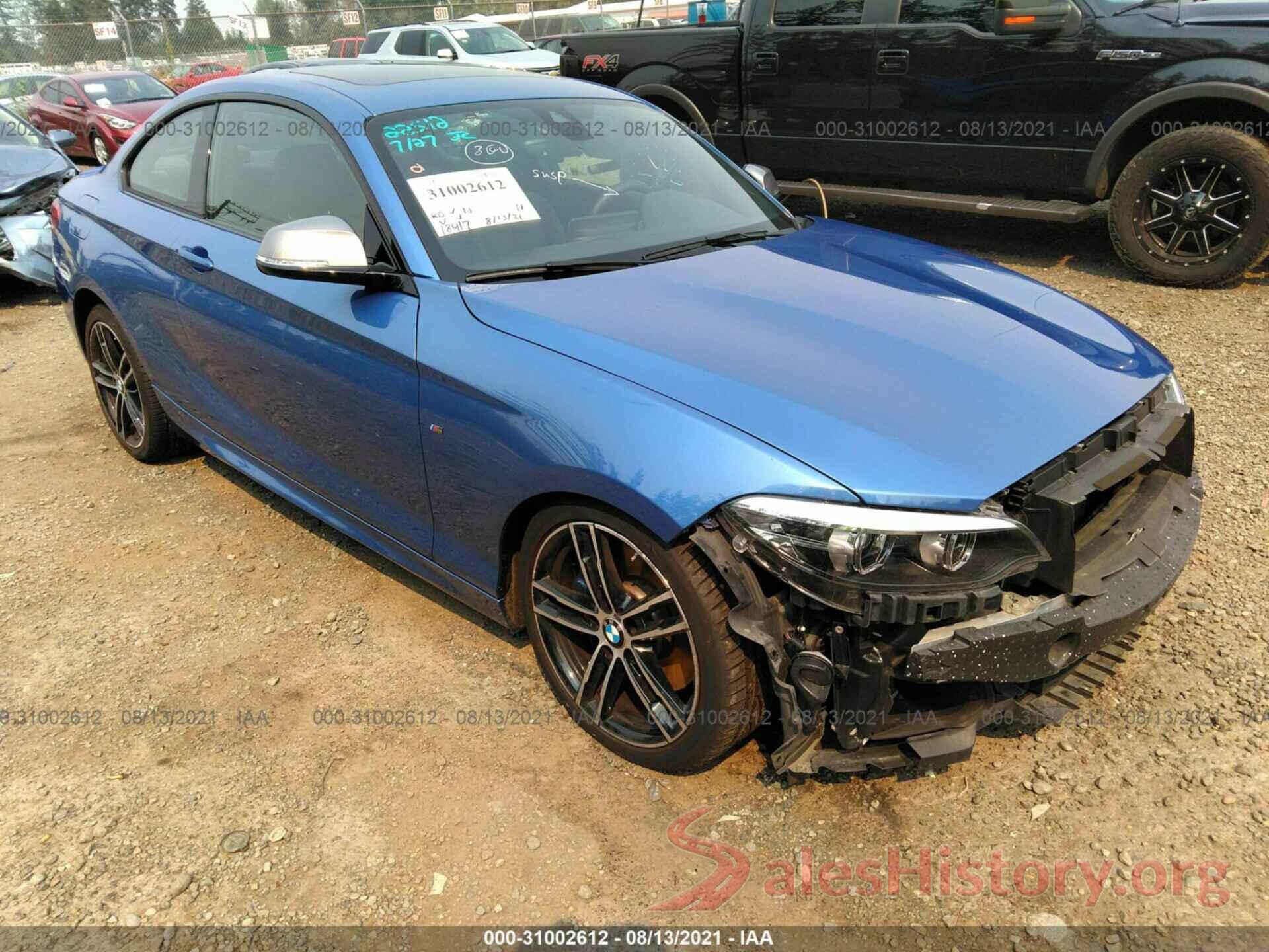 WBA2J7C5XKVD61103 2019 BMW 2 SERIES