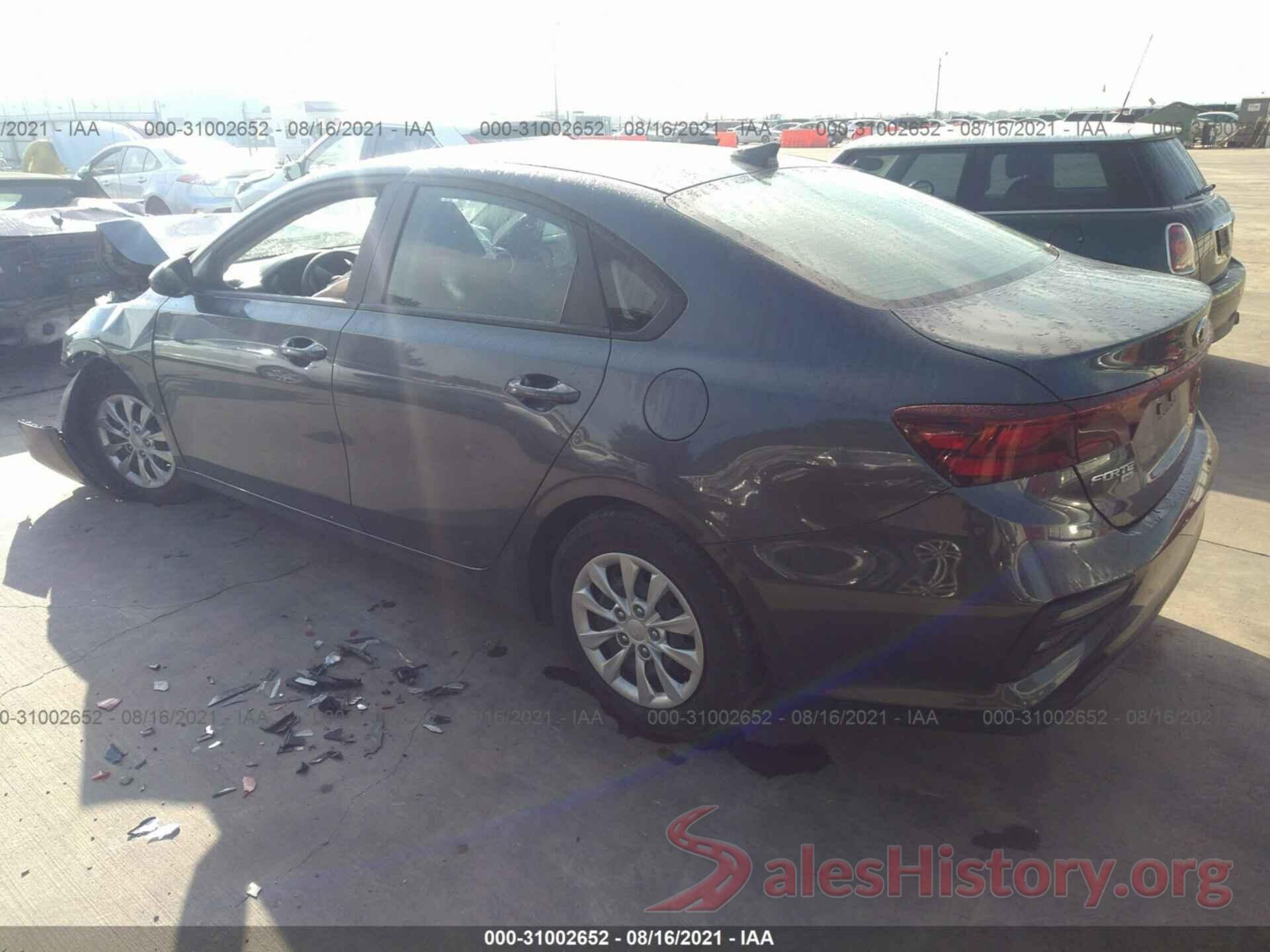 3KPF24AD9LE205115 2020 KIA FORTE