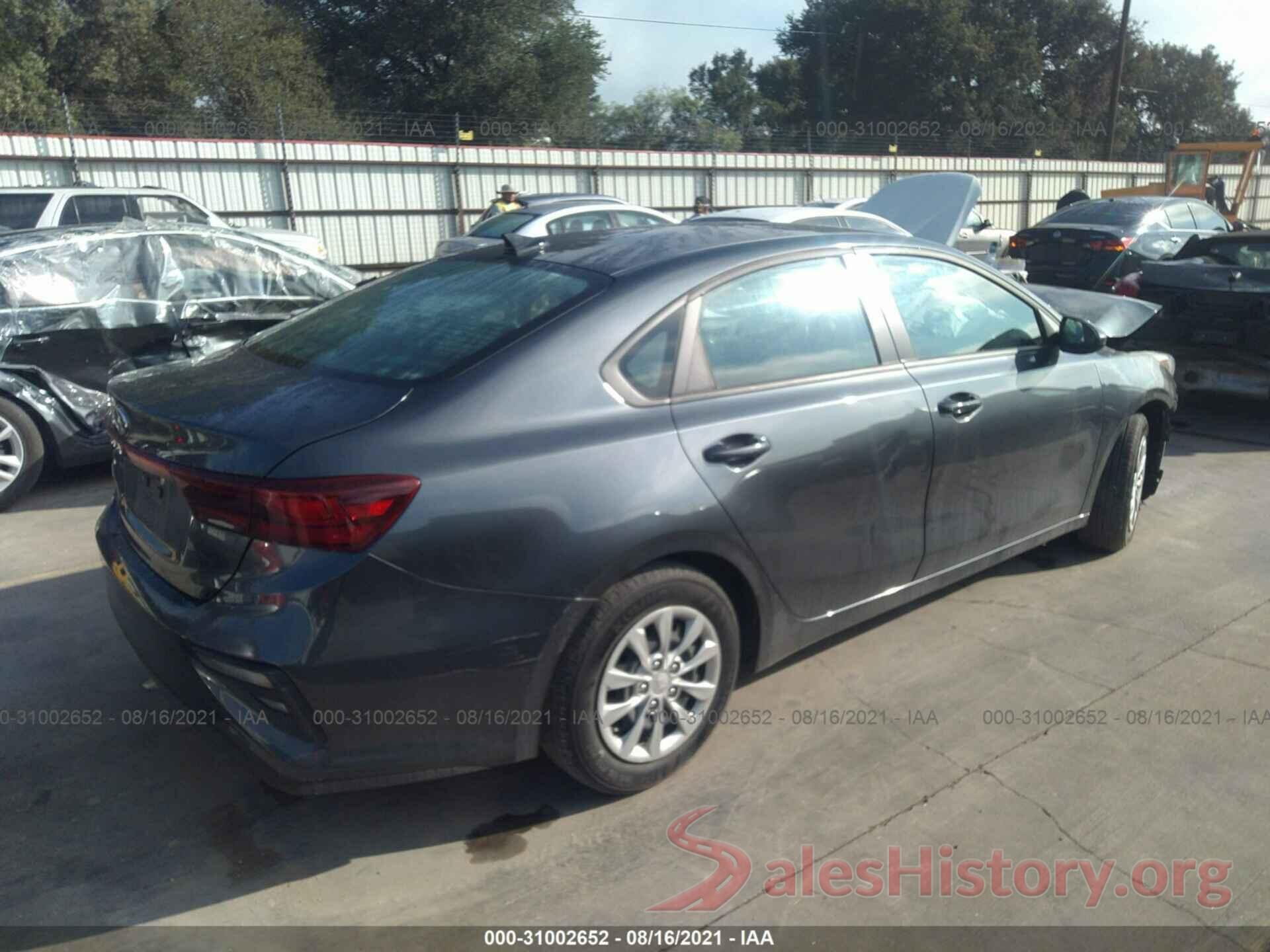 3KPF24AD9LE205115 2020 KIA FORTE