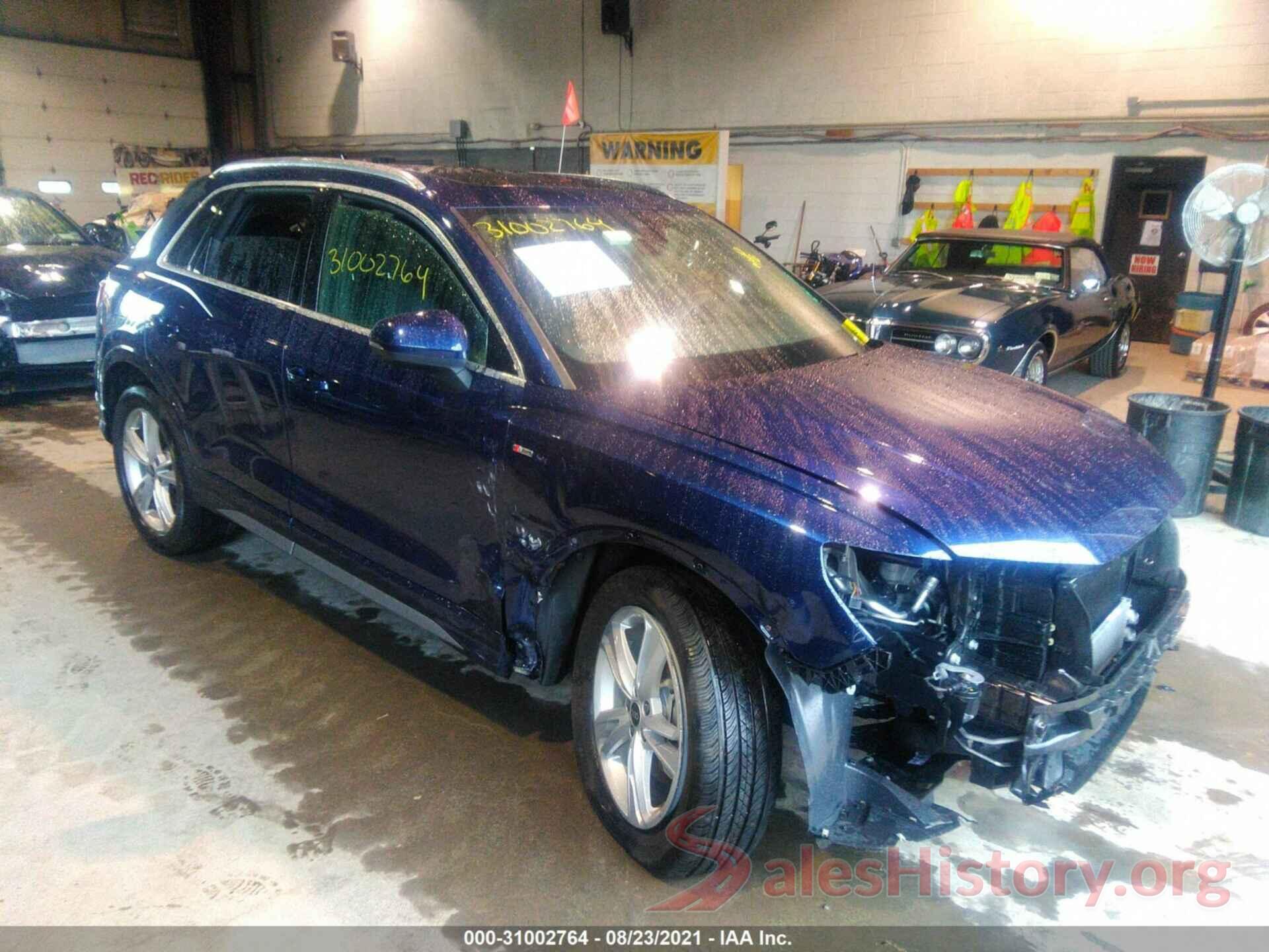 WA1DECF38M1027673 2021 AUDI Q3