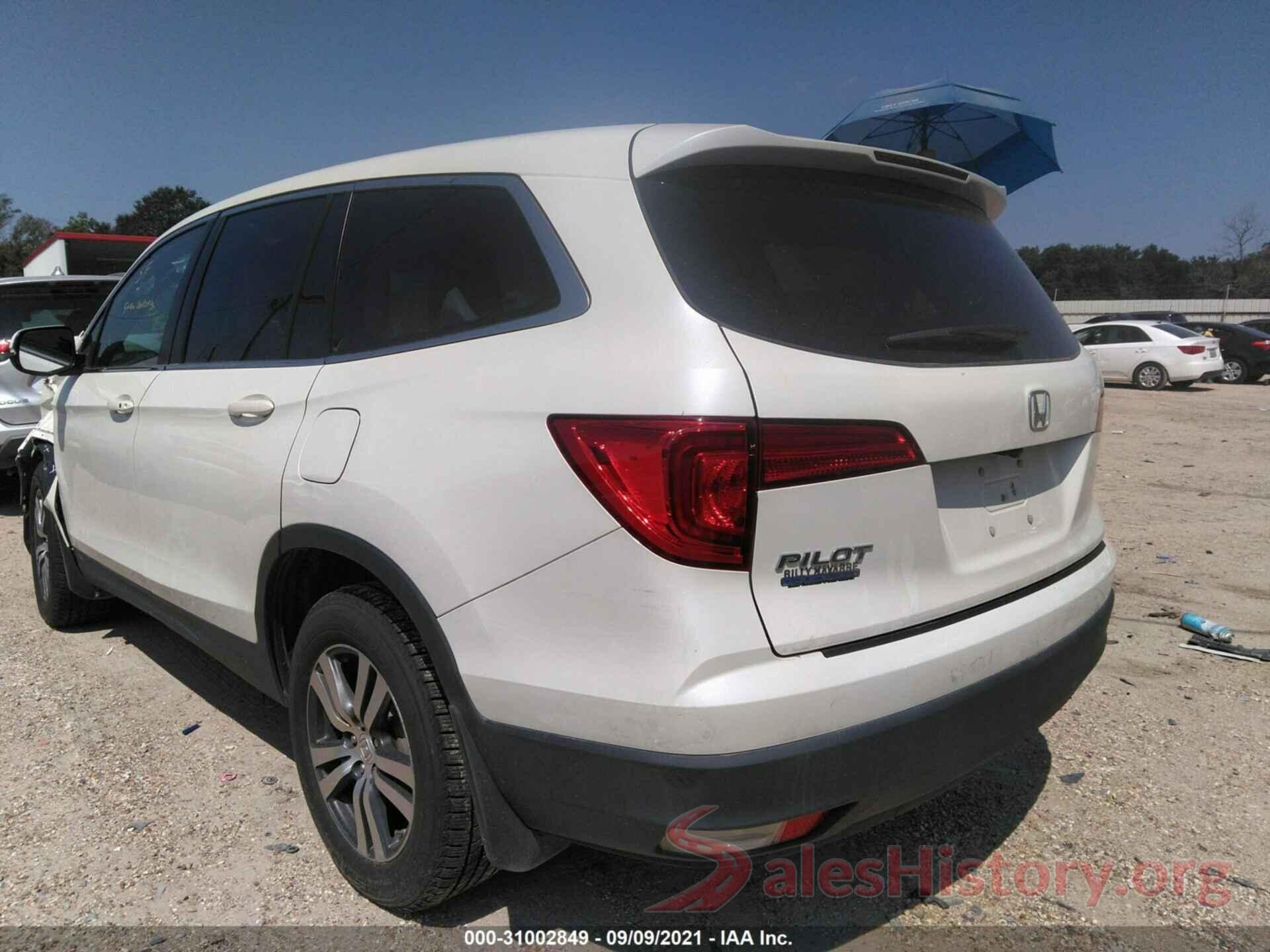 5FNYF5H5XHB000003 2017 HONDA PILOT