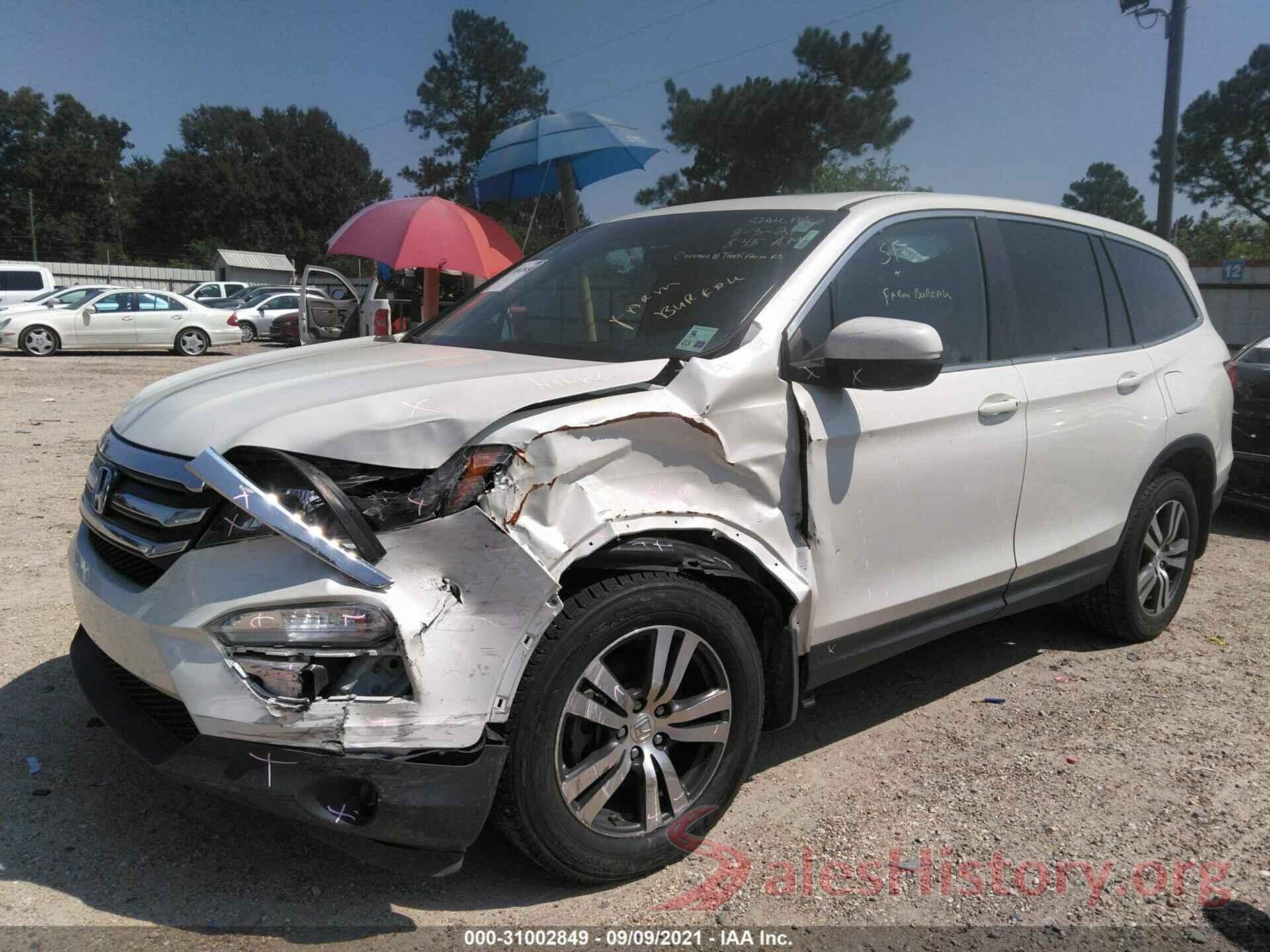 5FNYF5H5XHB000003 2017 HONDA PILOT