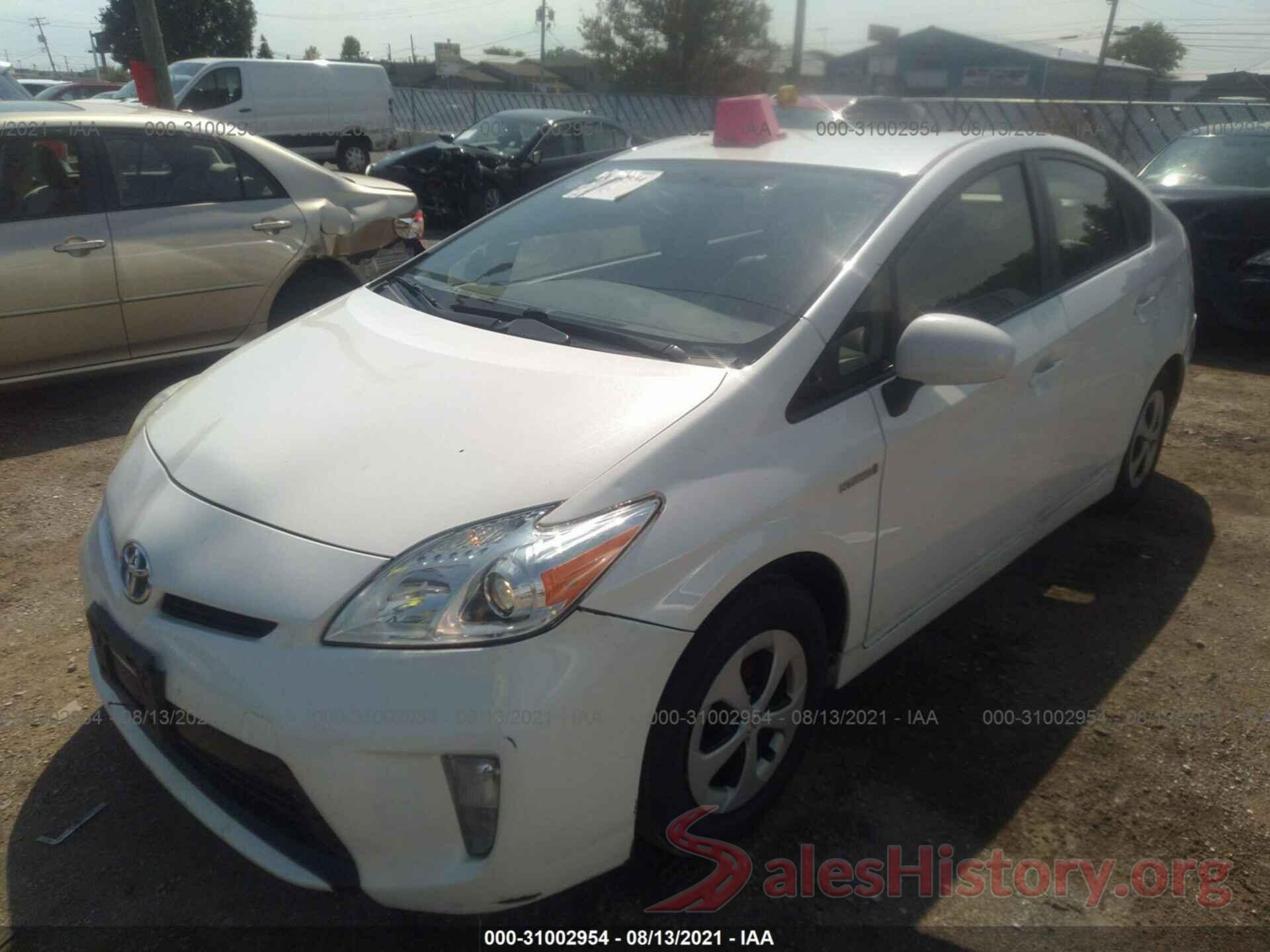 JTDKN3DU5E1780605 2014 TOYOTA PRIUS