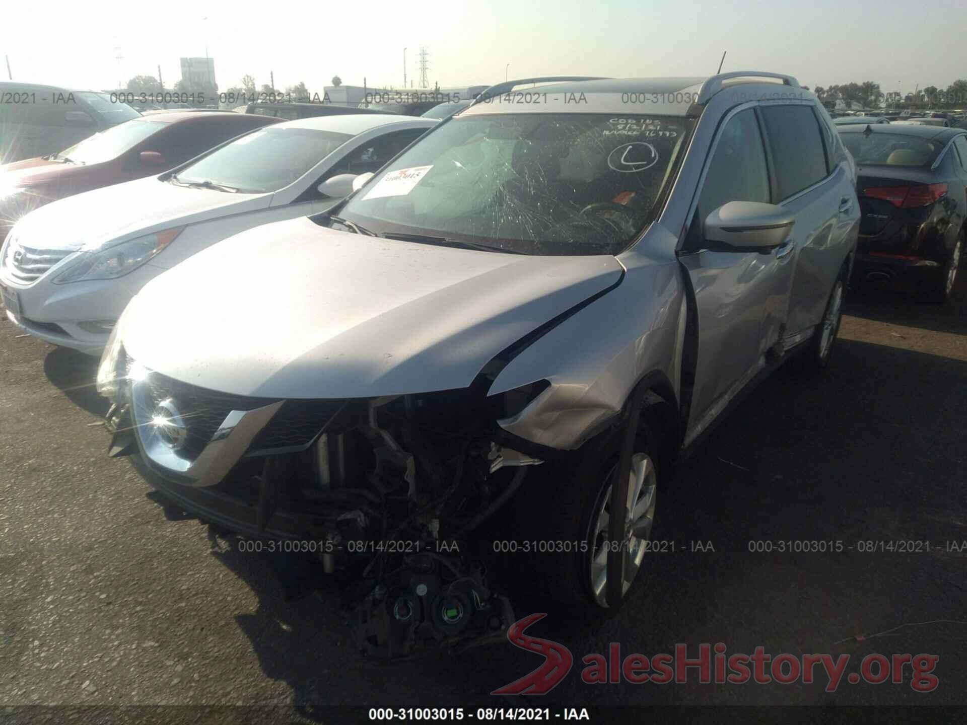 5N1AT2MT8GC837563 2016 NISSAN ROGUE