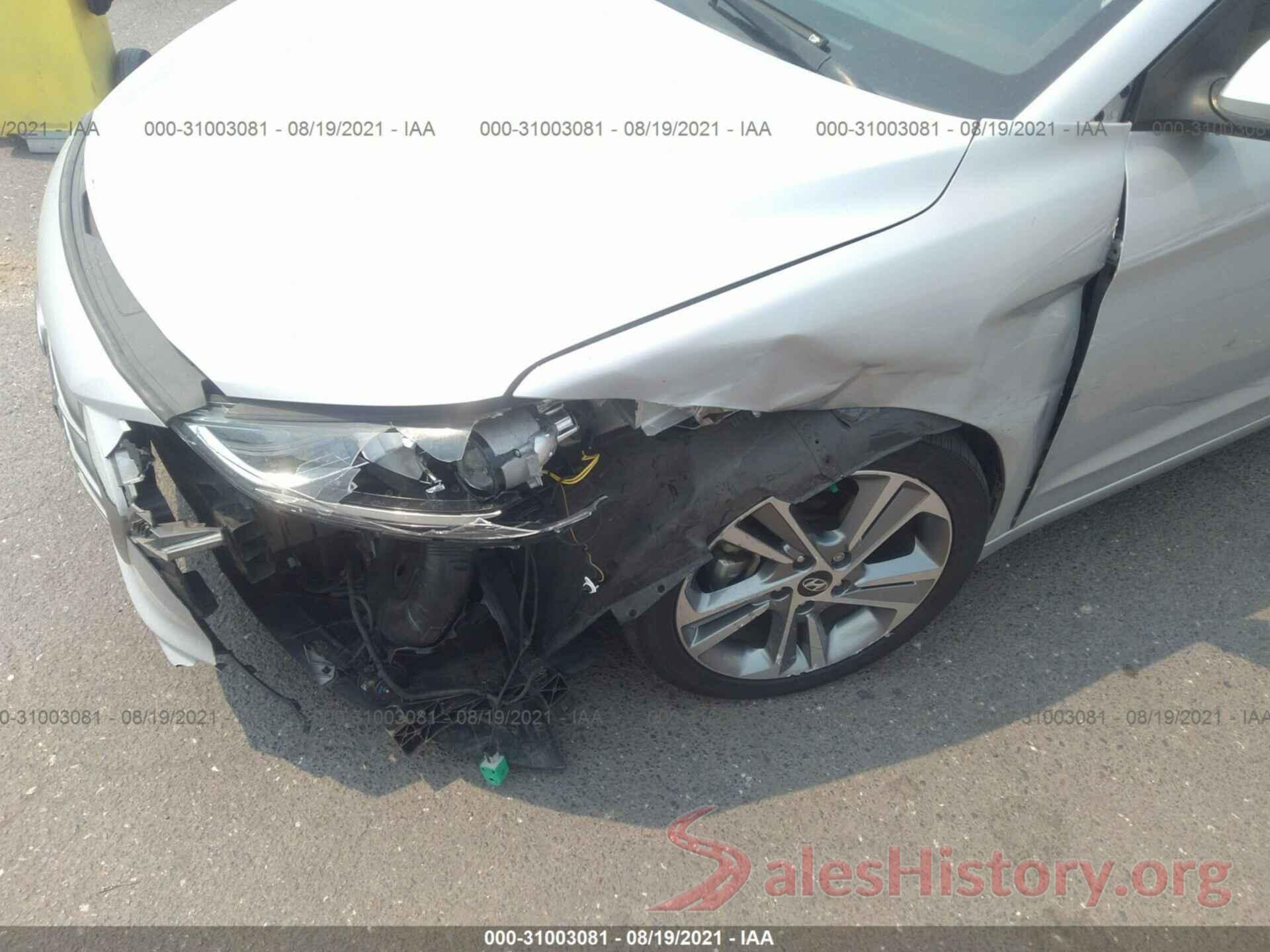 KMHD84LF3HU127231 2017 HYUNDAI ELANTRA