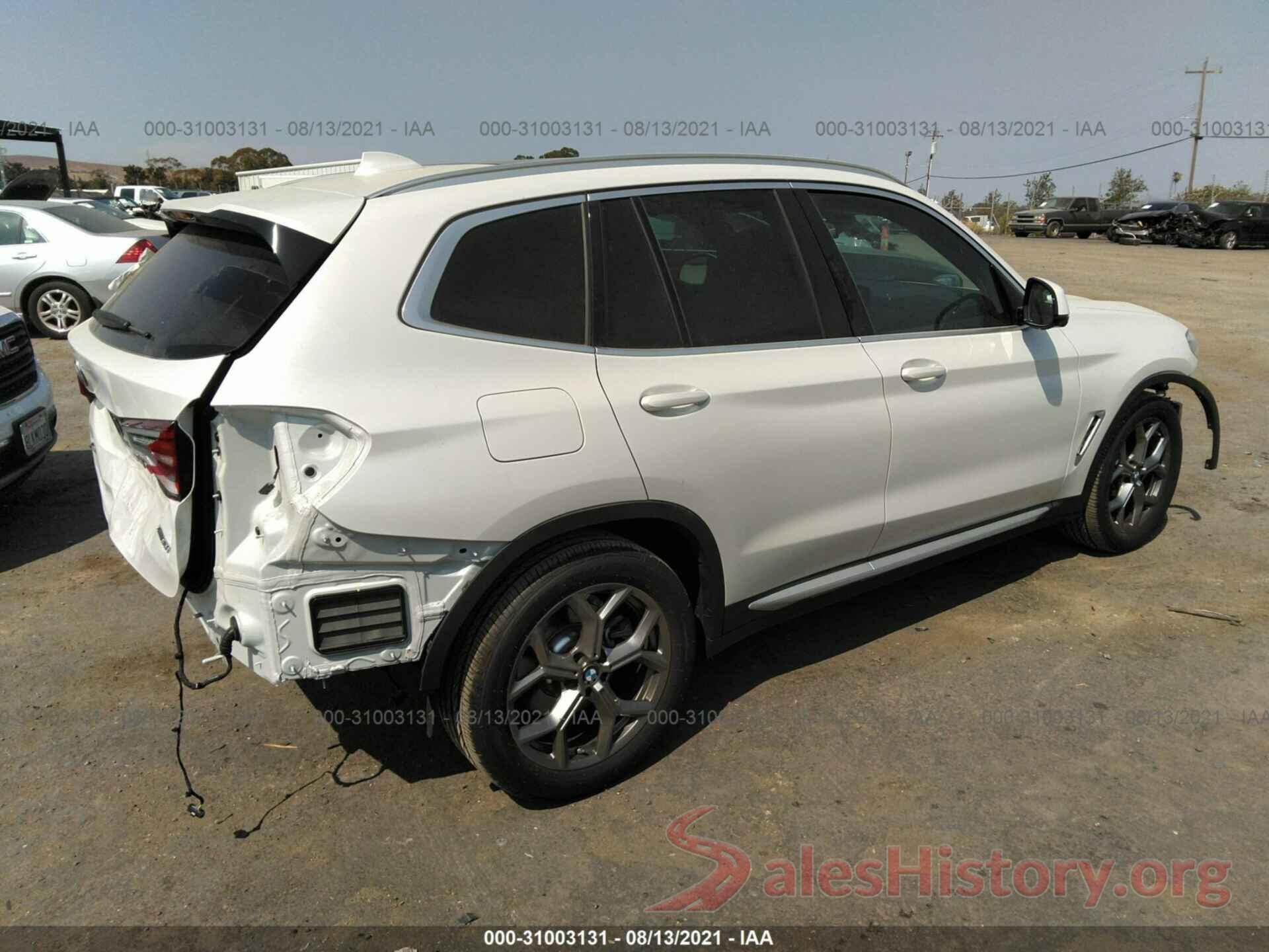 5UXTY5C06M9F40163 2021 BMW X3