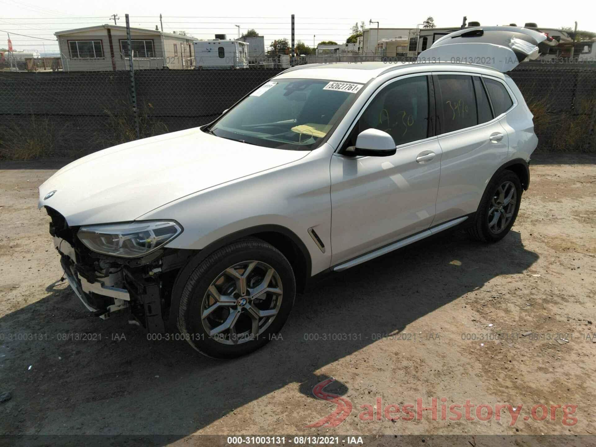 5UXTY5C06M9F40163 2021 BMW X3