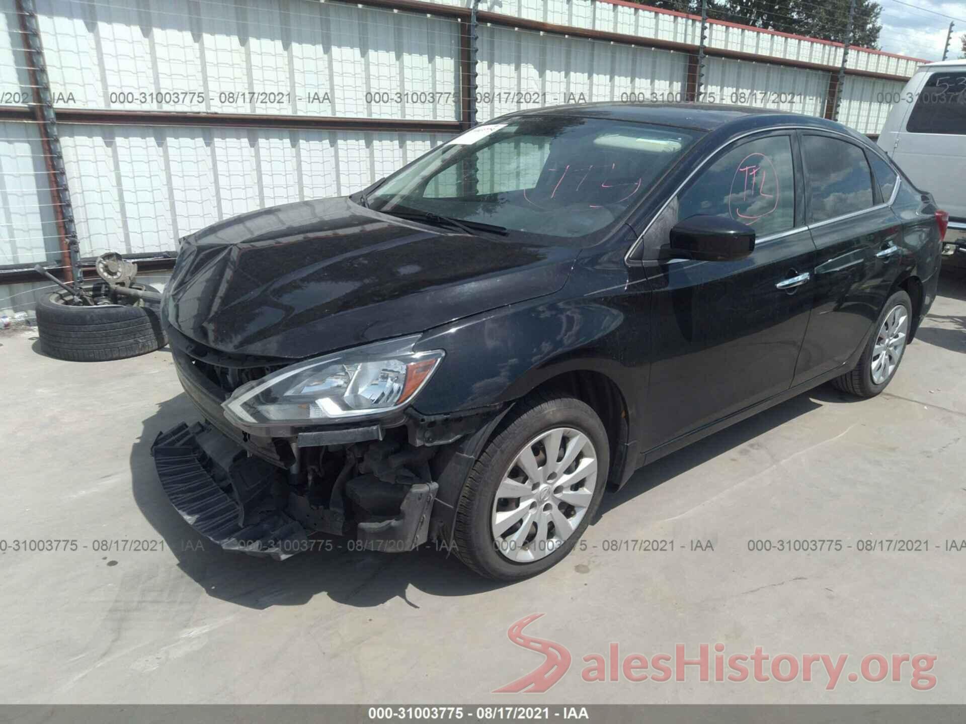 3N1AB7AP9GY293483 2016 NISSAN SENTRA