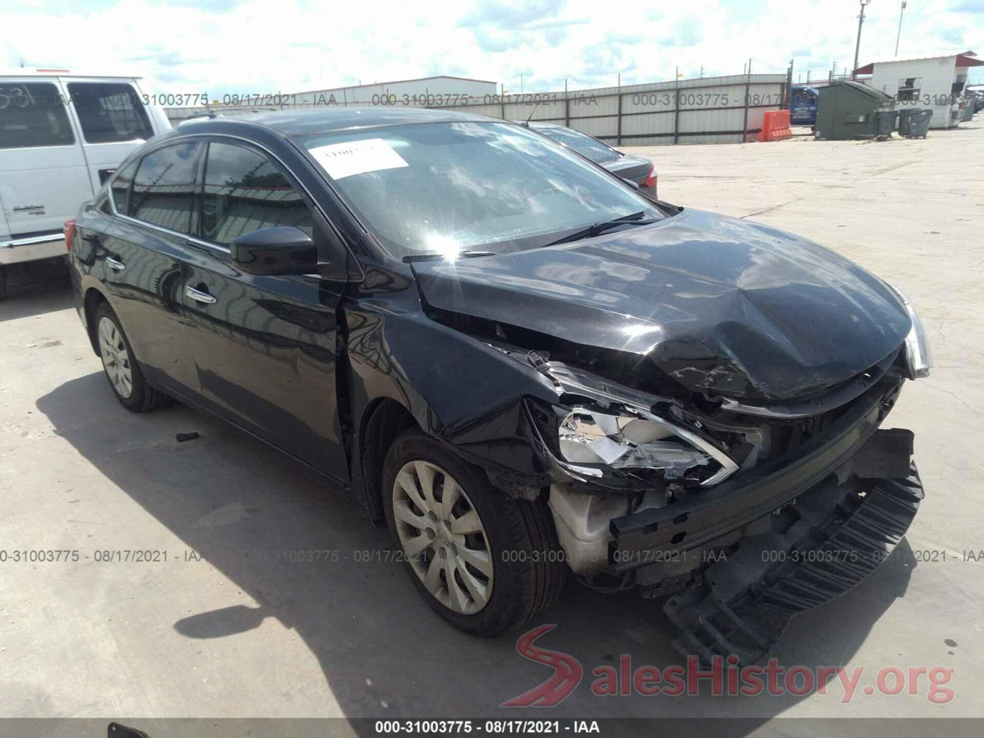 3N1AB7AP9GY293483 2016 NISSAN SENTRA