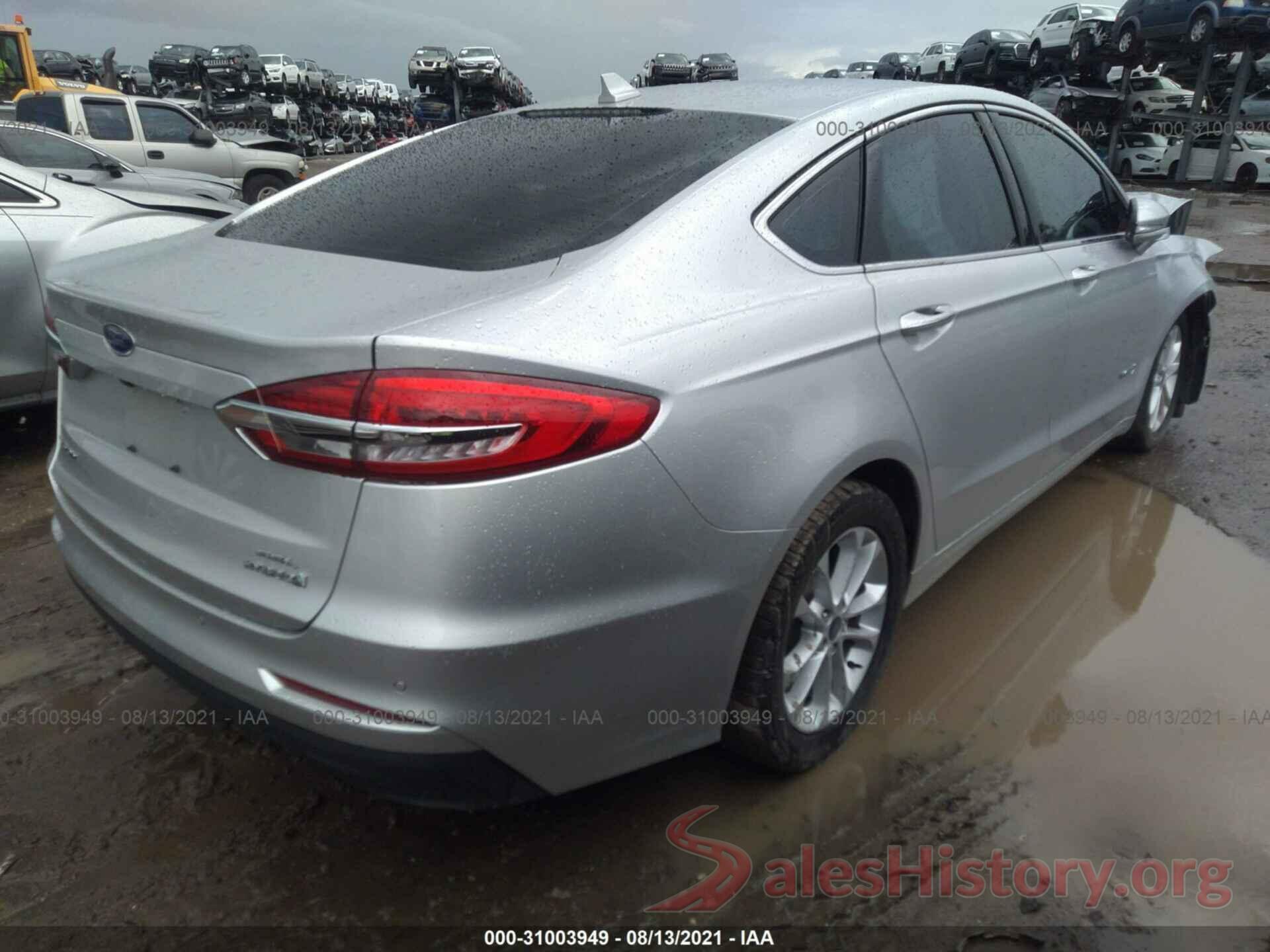 3FA6P0MU3KR260548 2019 FORD FUSION HYBRID