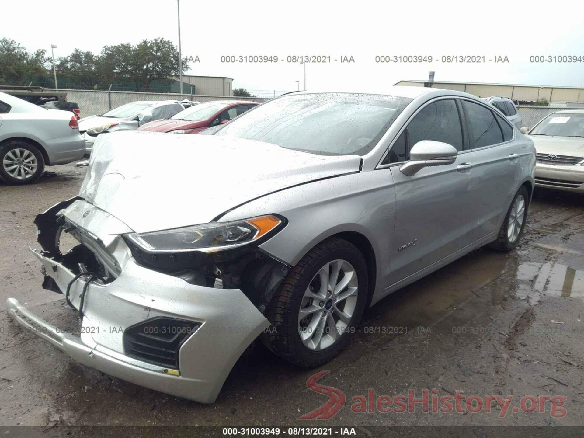 3FA6P0MU3KR260548 2019 FORD FUSION HYBRID