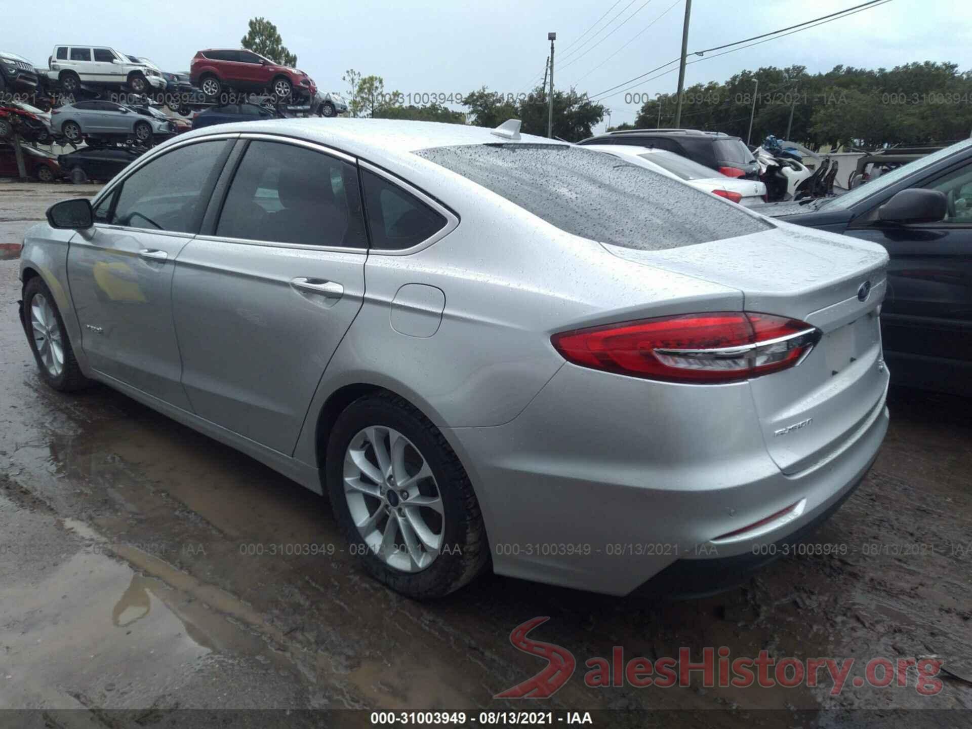 3FA6P0MU3KR260548 2019 FORD FUSION HYBRID