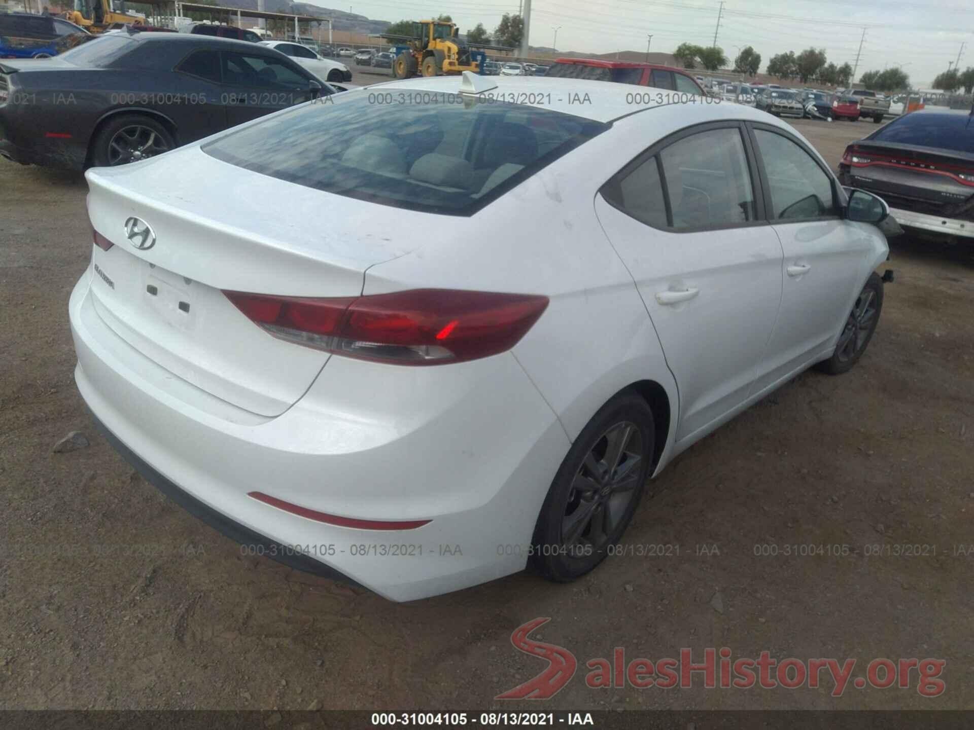 5NPD84LF6JH263020 2018 HYUNDAI ELANTRA