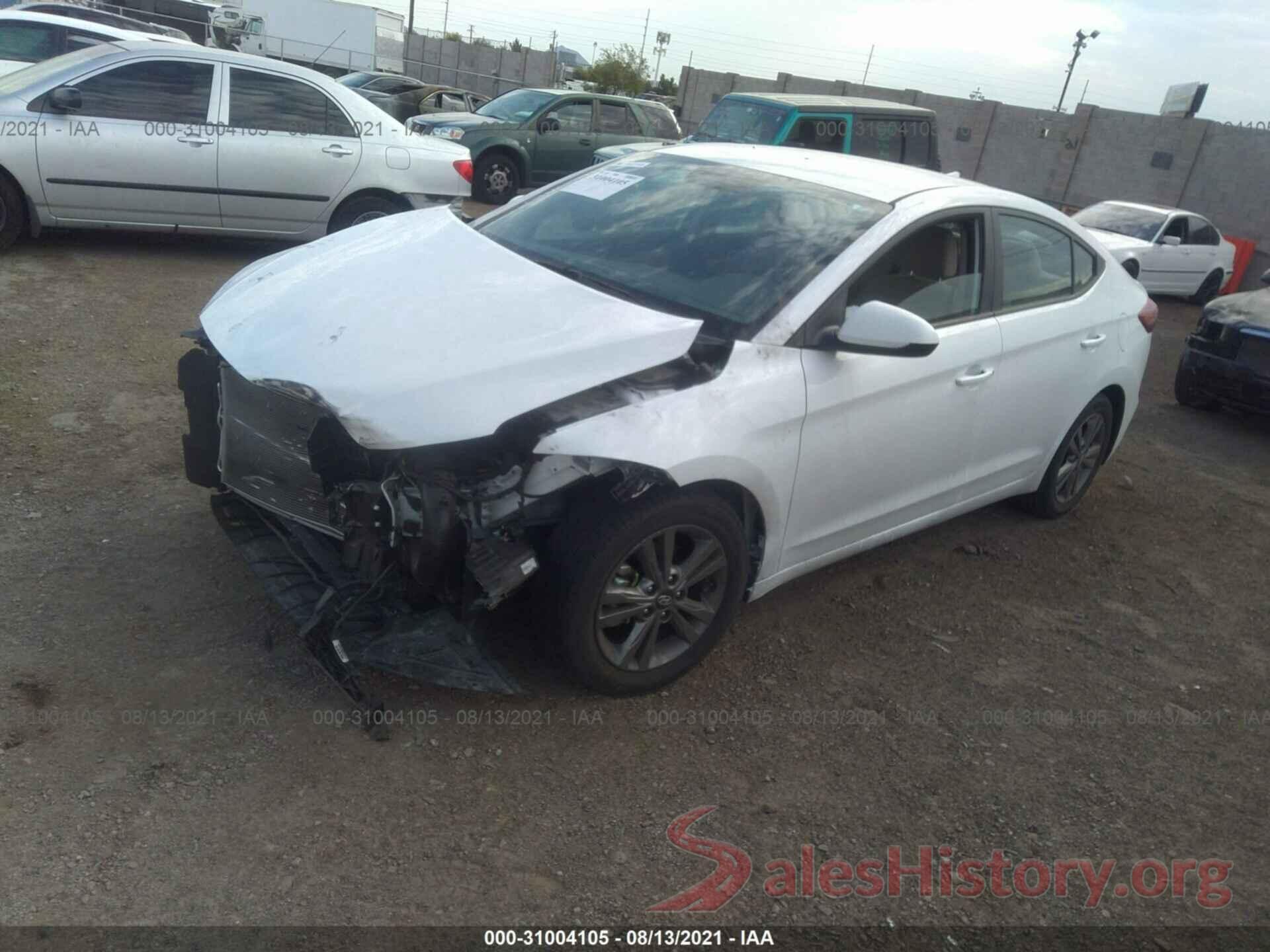 5NPD84LF6JH263020 2018 HYUNDAI ELANTRA