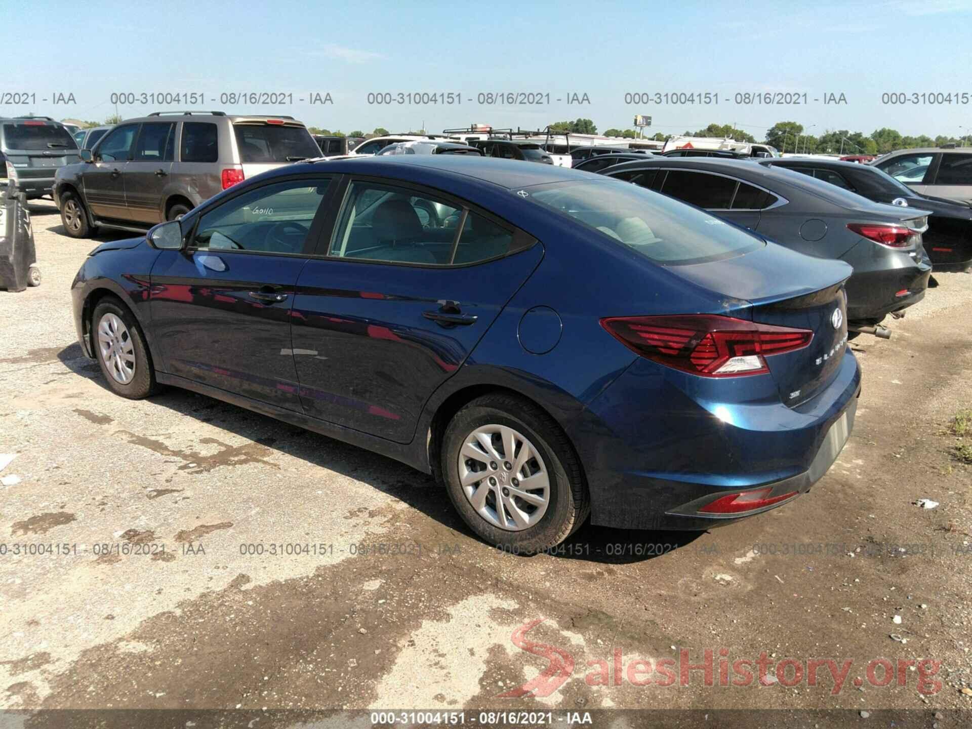 5NPD74LF6KH493418 2019 HYUNDAI ELANTRA