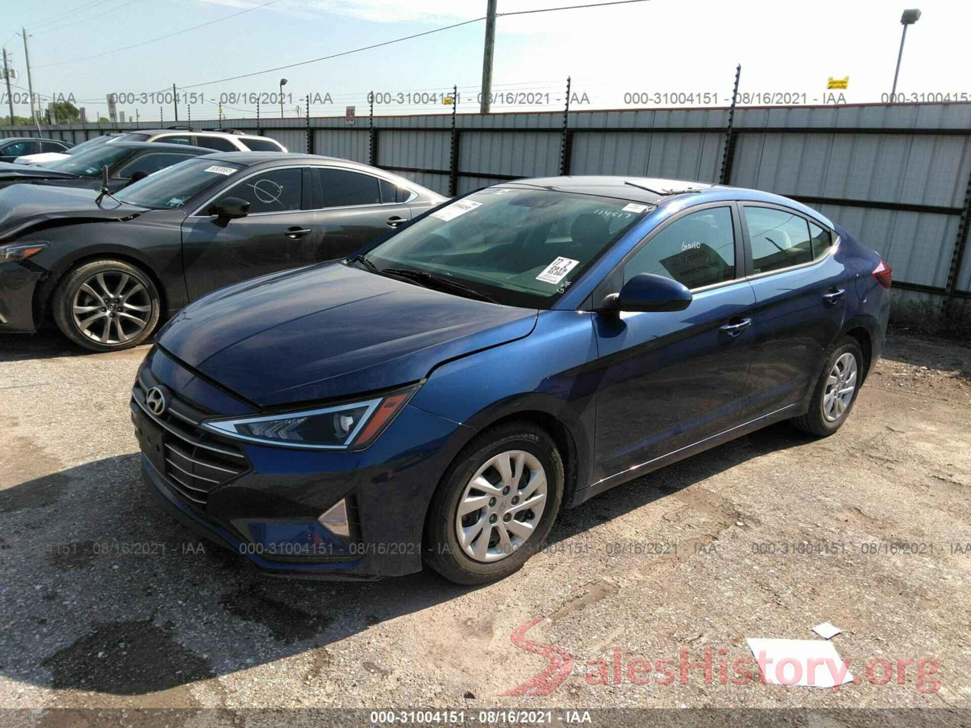 5NPD74LF6KH493418 2019 HYUNDAI ELANTRA