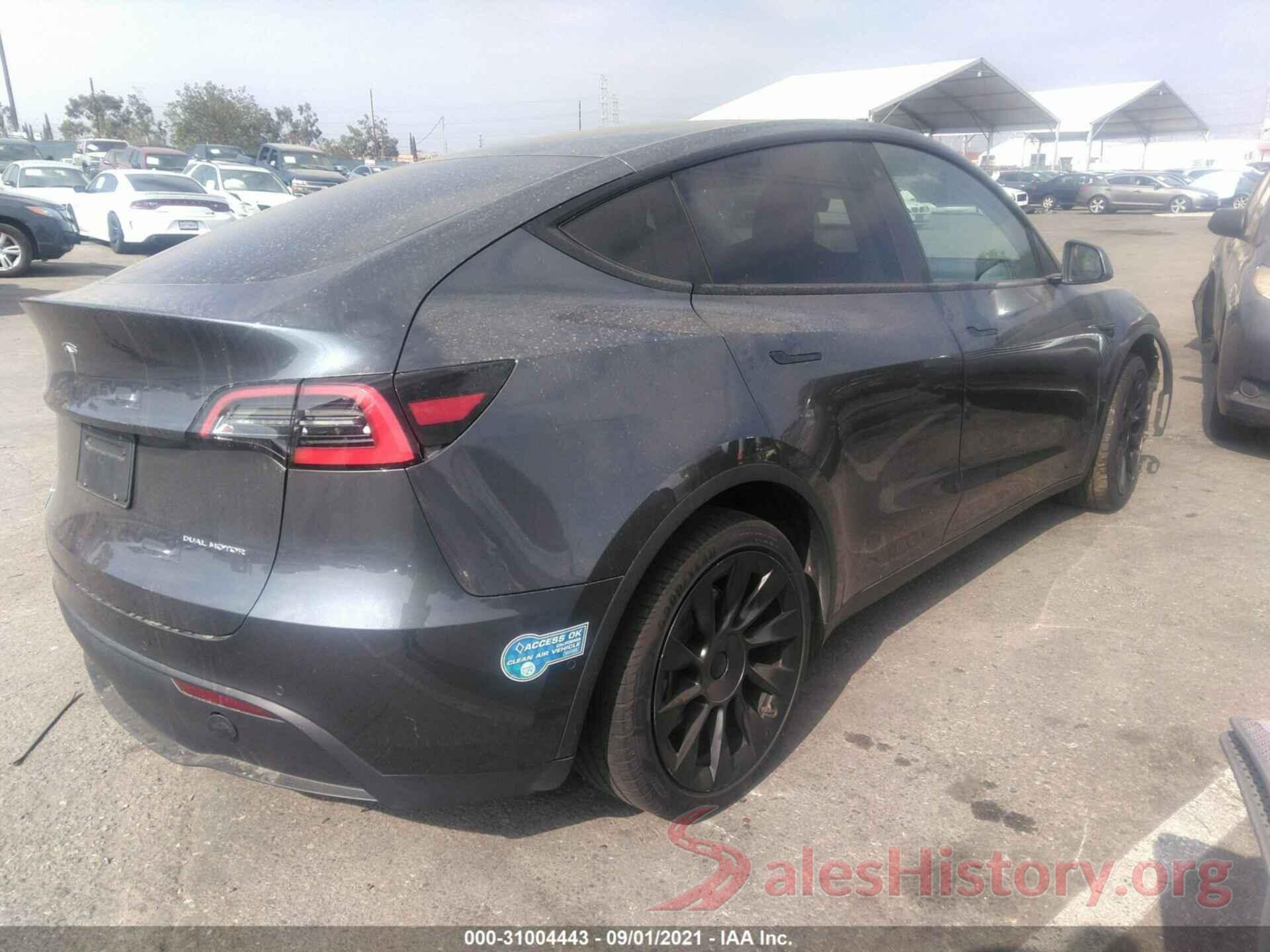 5YJYGDEEXLF045351 2020 TESLA MODEL Y