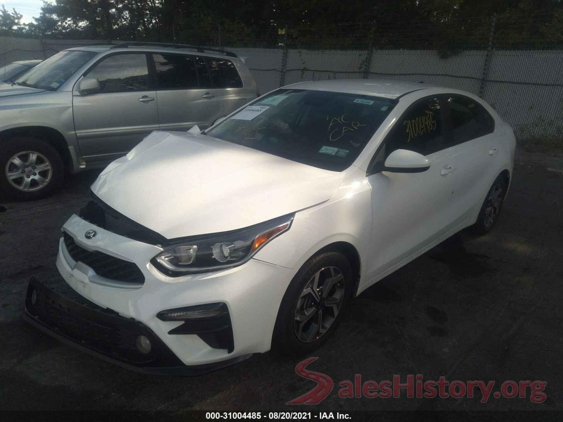 3KPF24AD8LE237201 2020 KIA FORTE