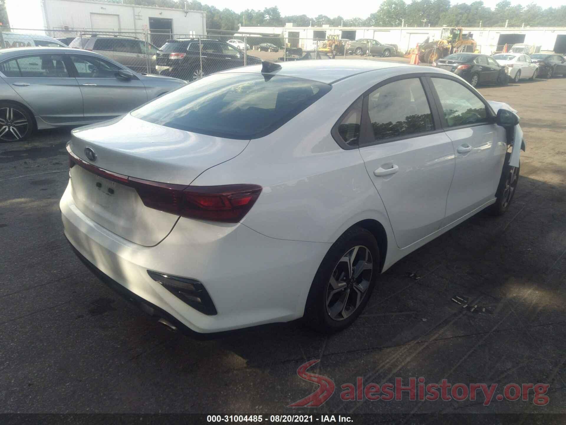 3KPF24AD8LE237201 2020 KIA FORTE