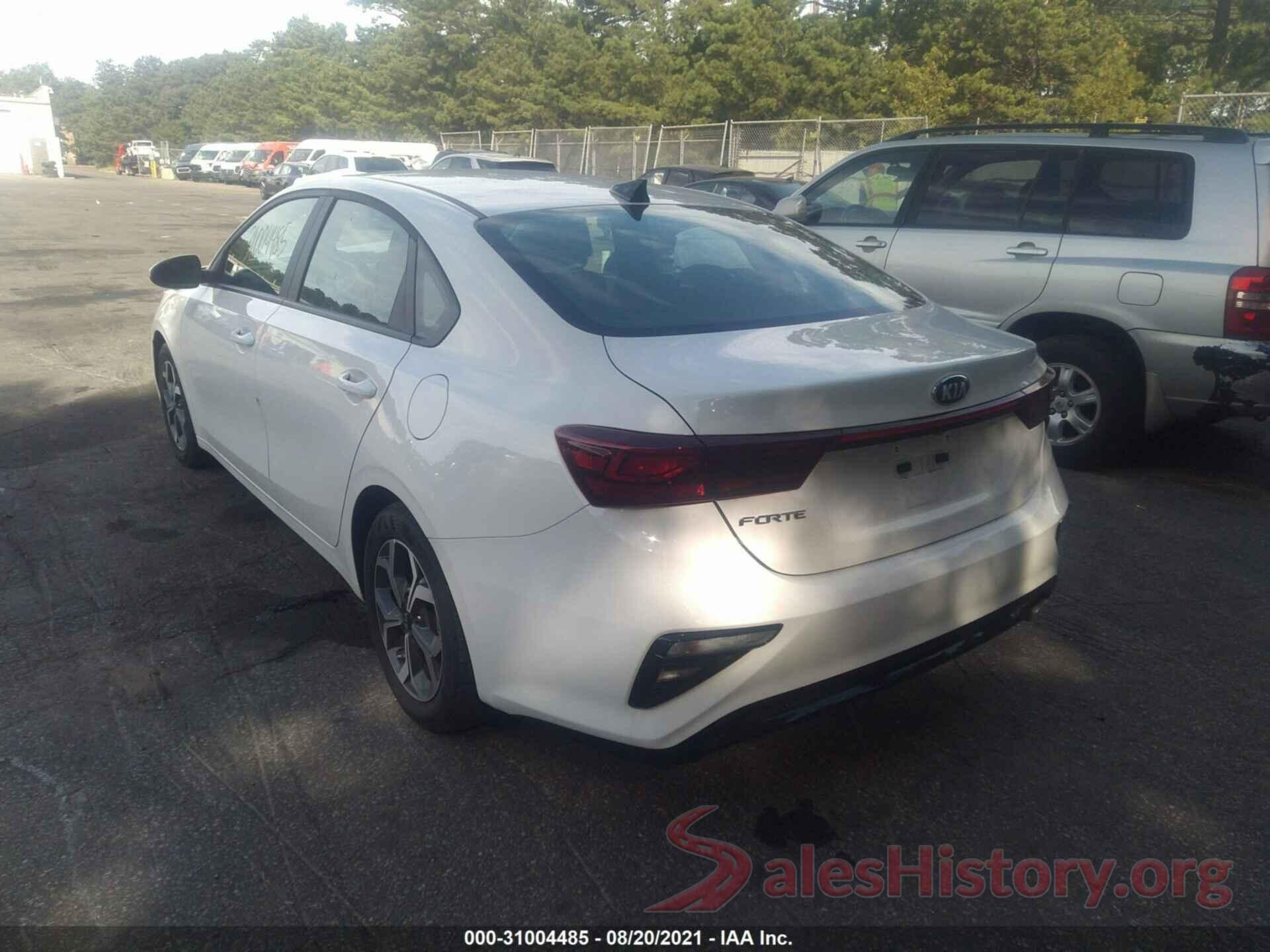 3KPF24AD8LE237201 2020 KIA FORTE